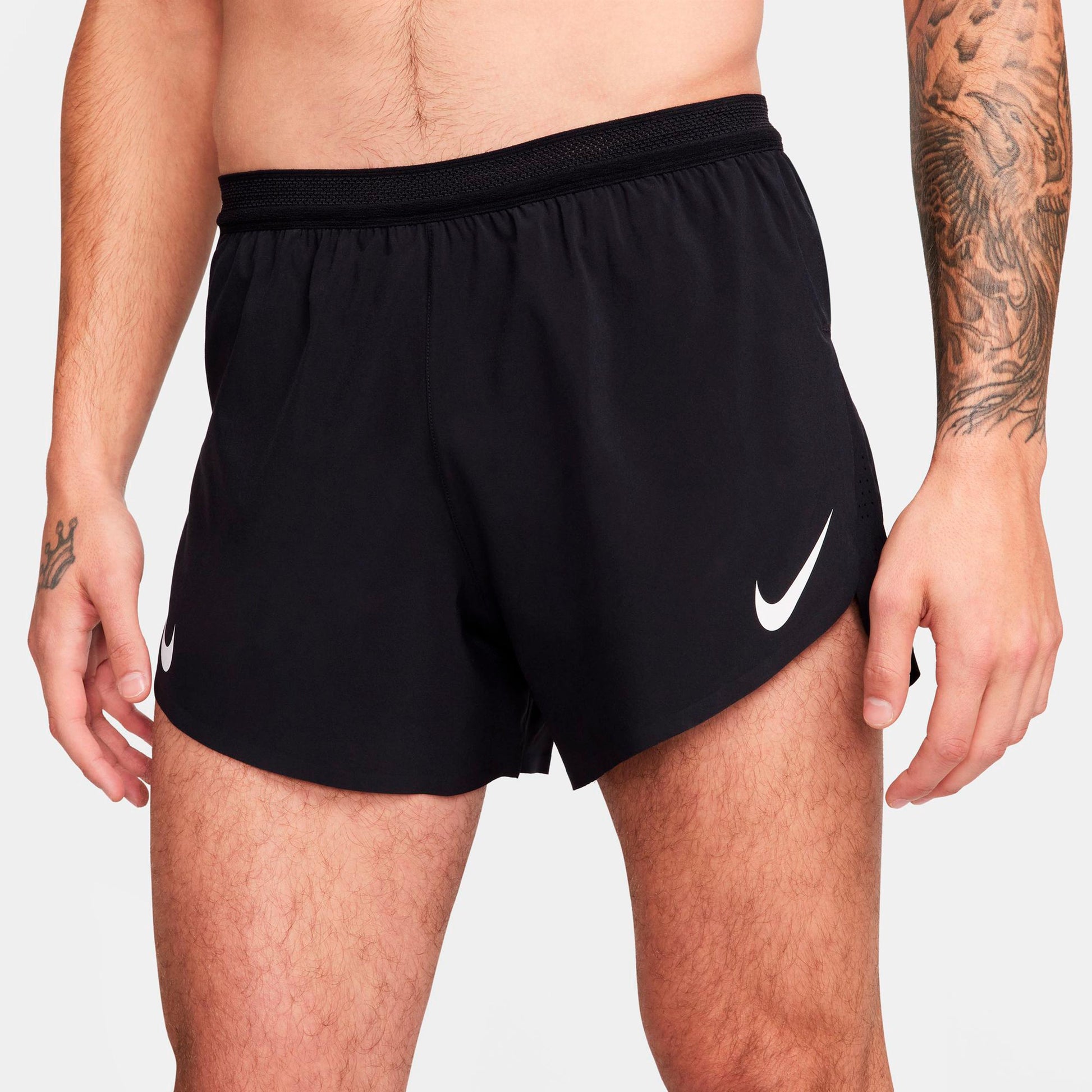 Nike AeroSwift Pantaloncini da corsa Uomini - nero, bianco