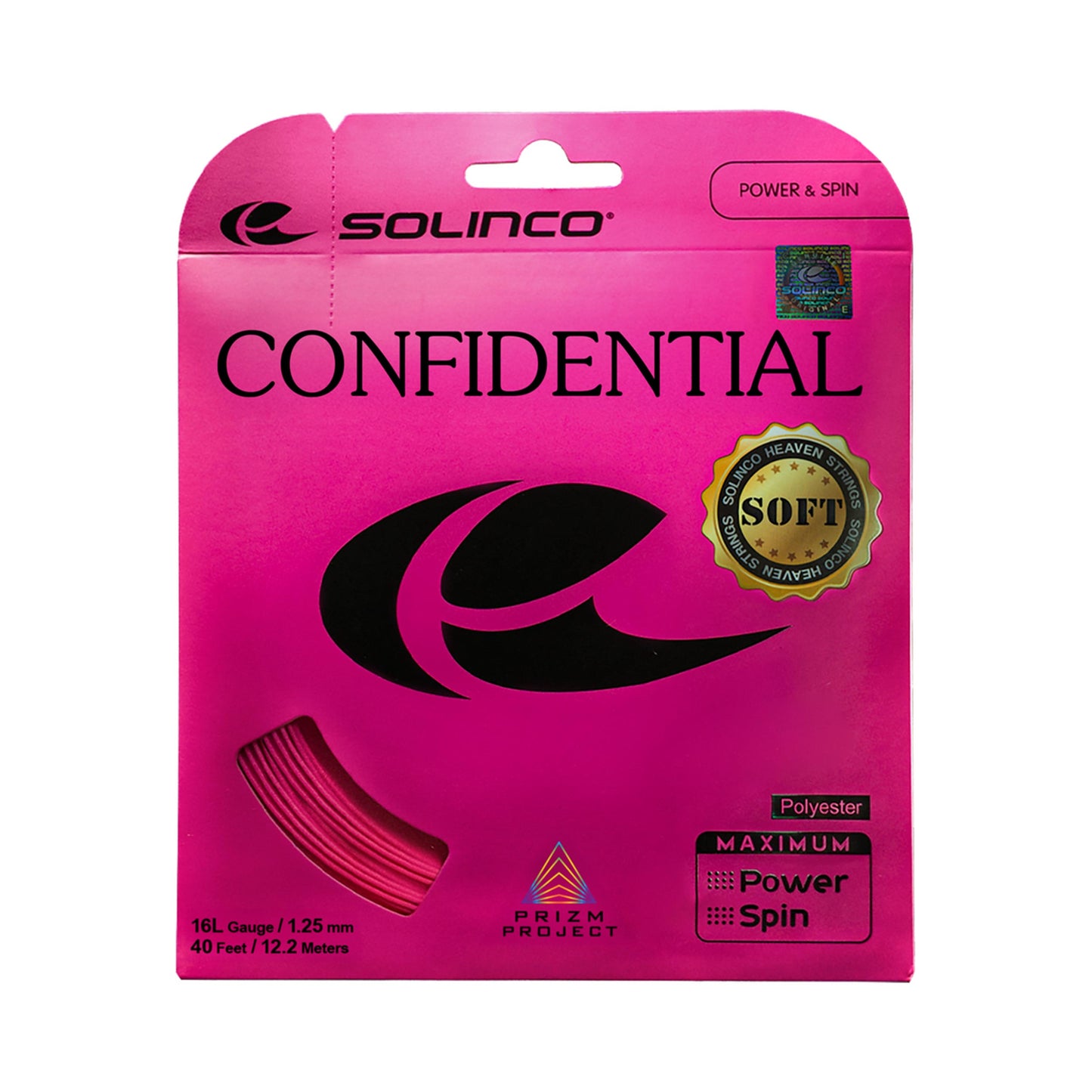 Solinco Confidential Soft  Set di corde 12m - rosa