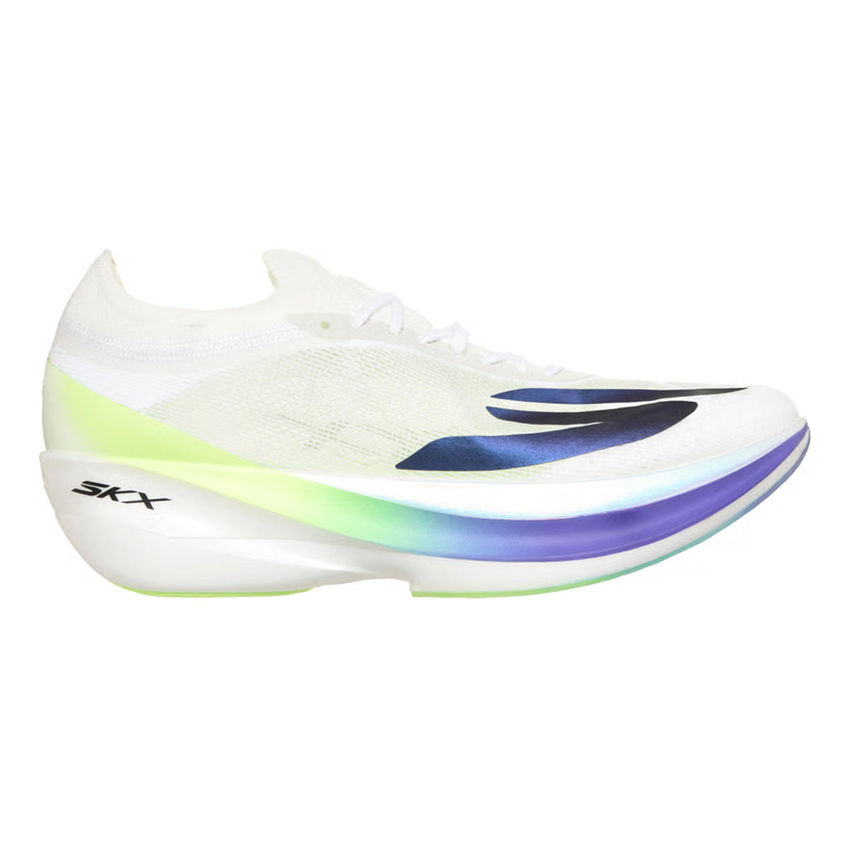Skechers AKX Aero Elite Chaussure de compétition Hommes - blanc, jaune lemon
