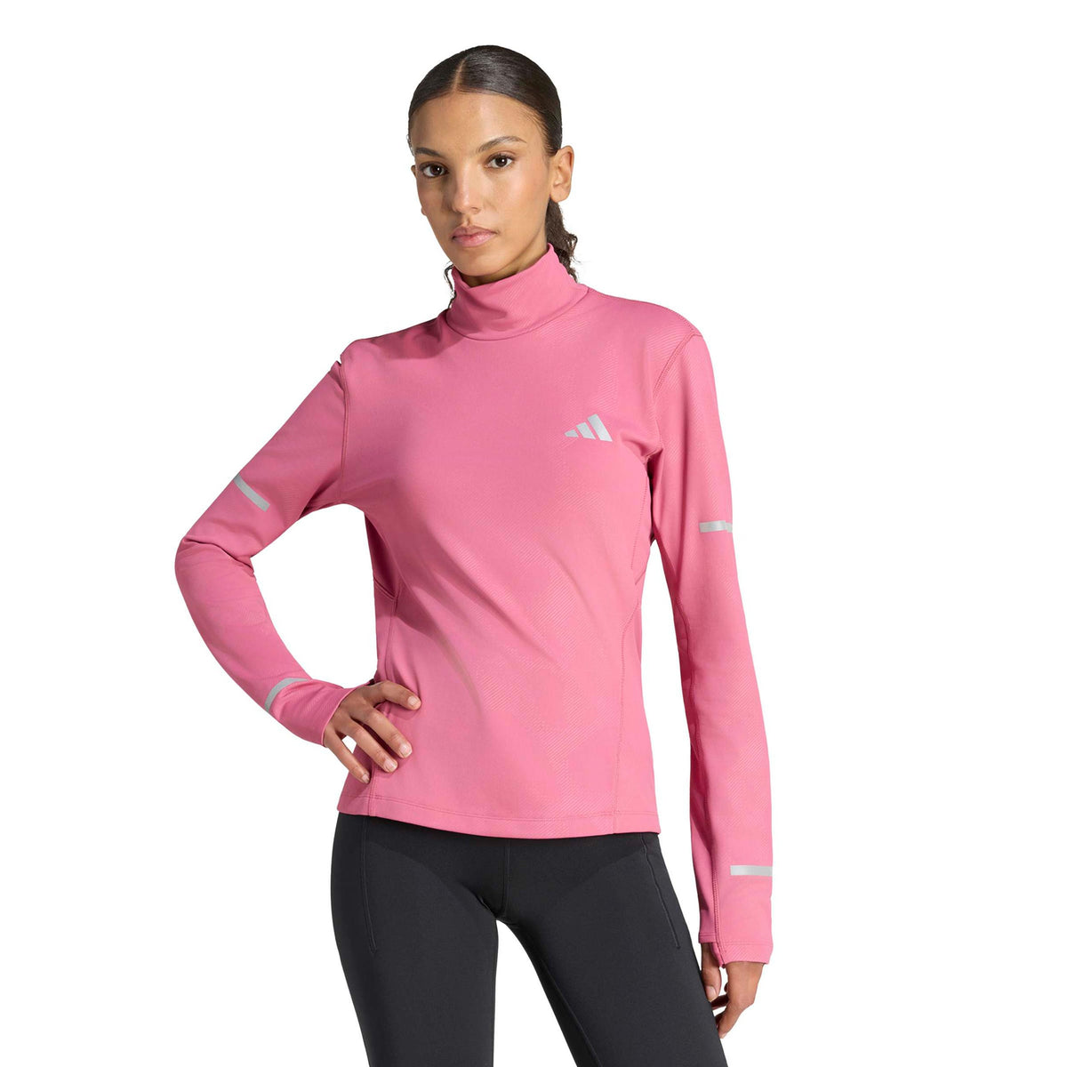 adidas adi365 Warm Camicia da corsa Donna - vino rosso