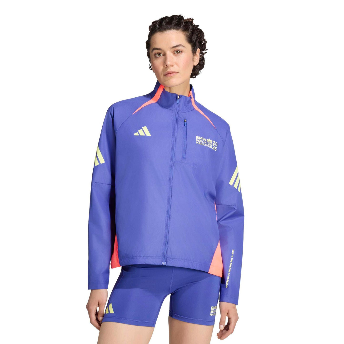adidas BMW Berlin Giacca da corsa Donna - blu, giallo