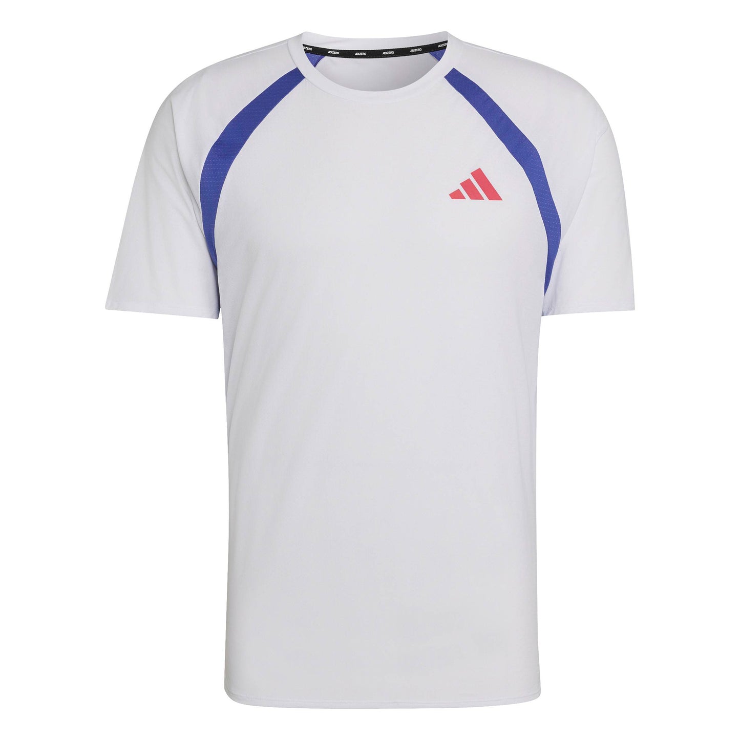 adidas adizero Archive Camicia da corsa Uomini - bianco, blu