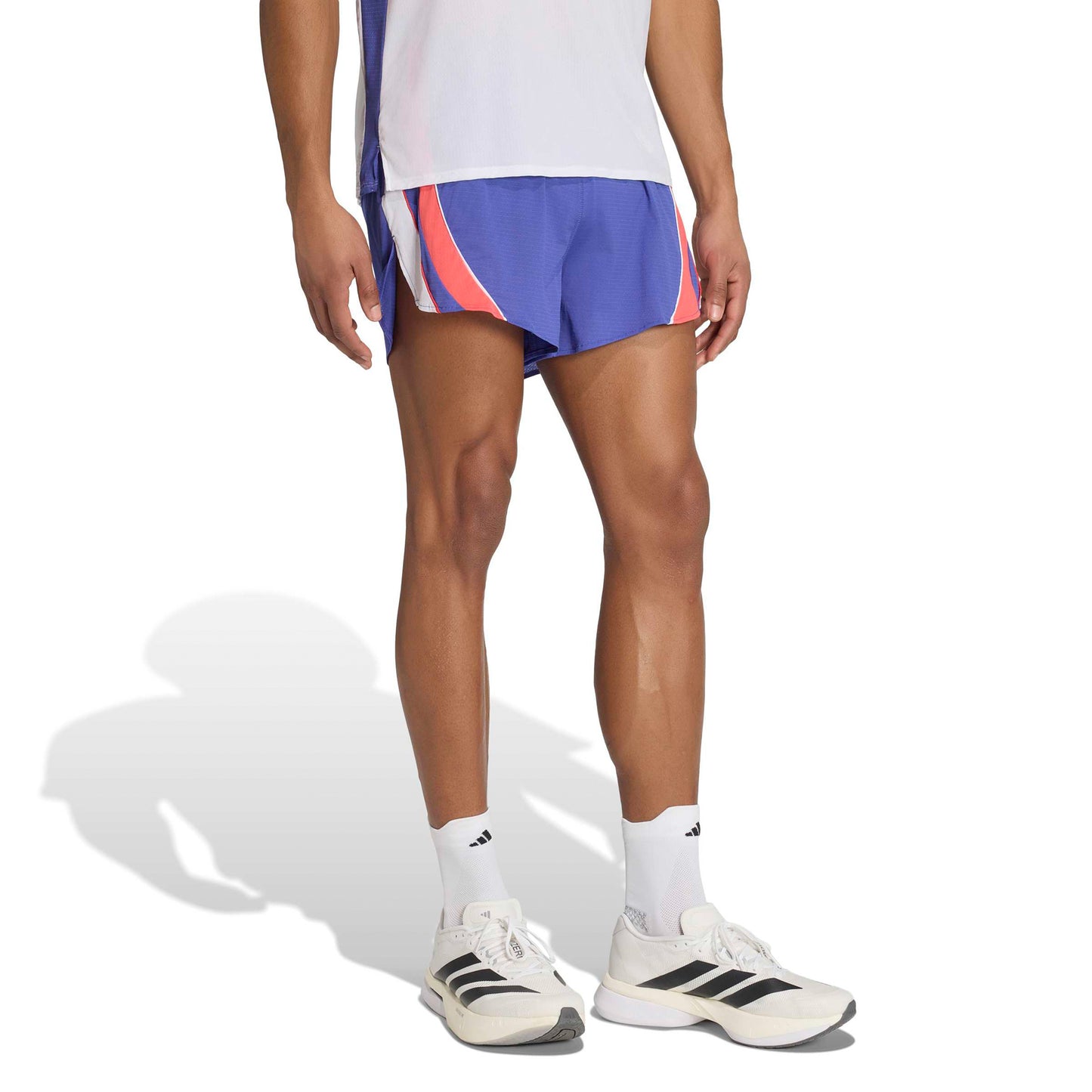 adidas adizero Archive Pantaloncini da corsa Uomini - blu, rosso