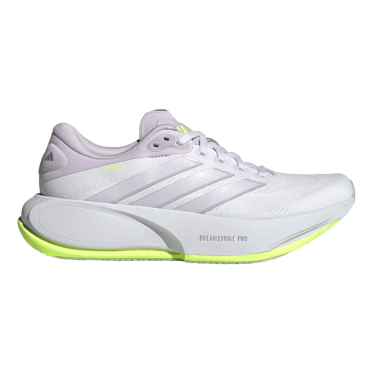 adidas Supernova Prima 3 Chaussure de running sans stabilisateurs Femmes - blanc, jaunes fluo