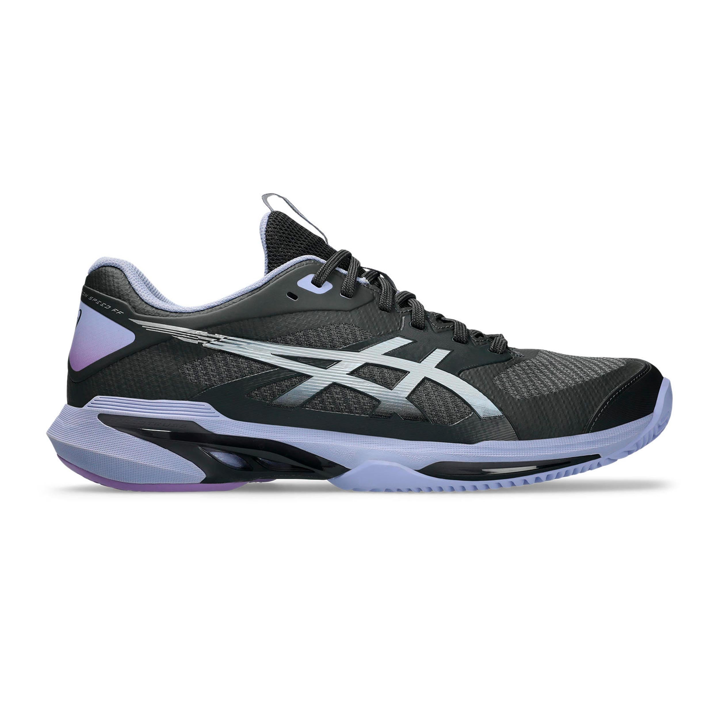 ASICS Solution Speed FF 4 Night Energy Scarpa per terra rossa Uomini - grigio scuro, lilla
