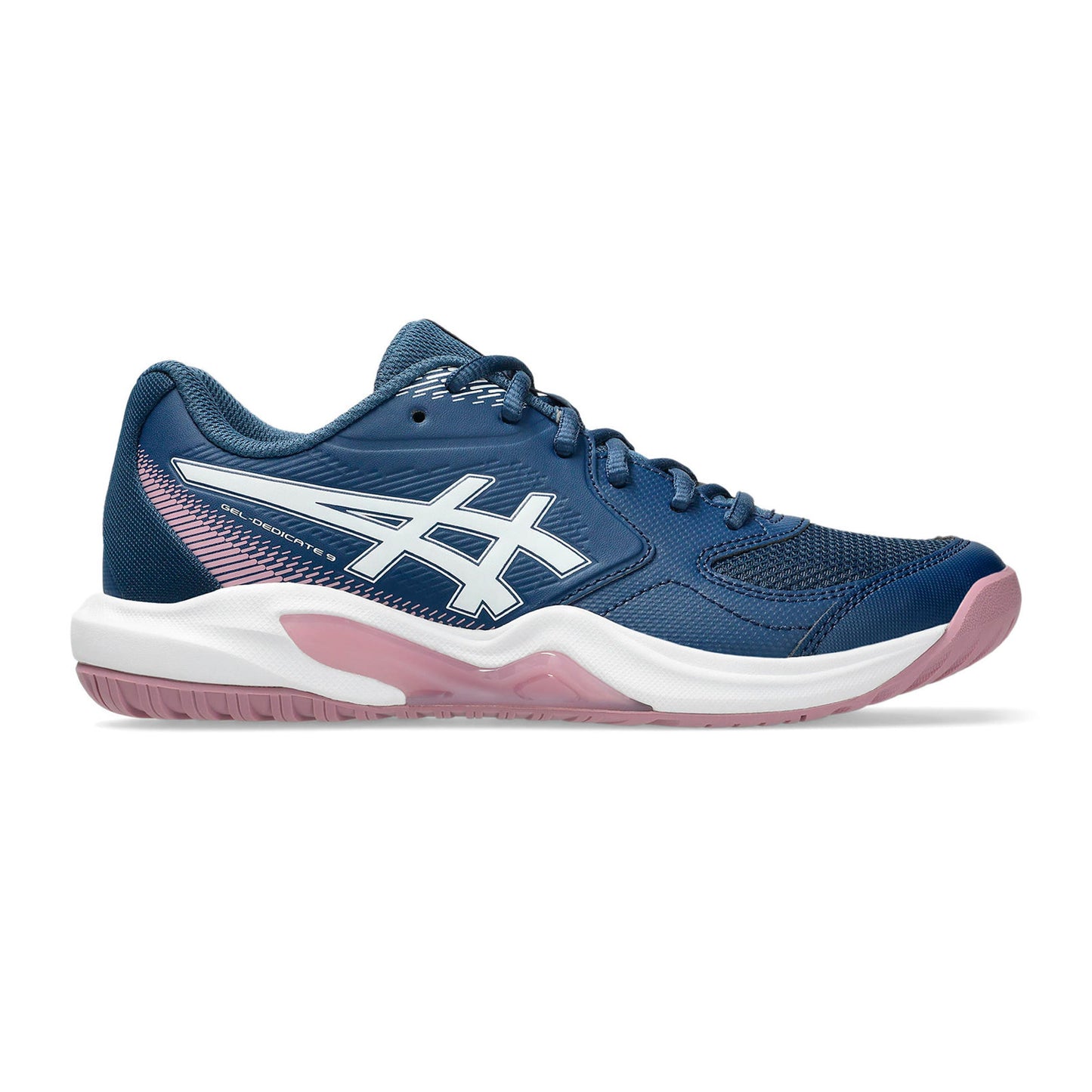 ASICS Gel-Dedicate 9 Allcourtschuh Damen - dunkelblau, weiß