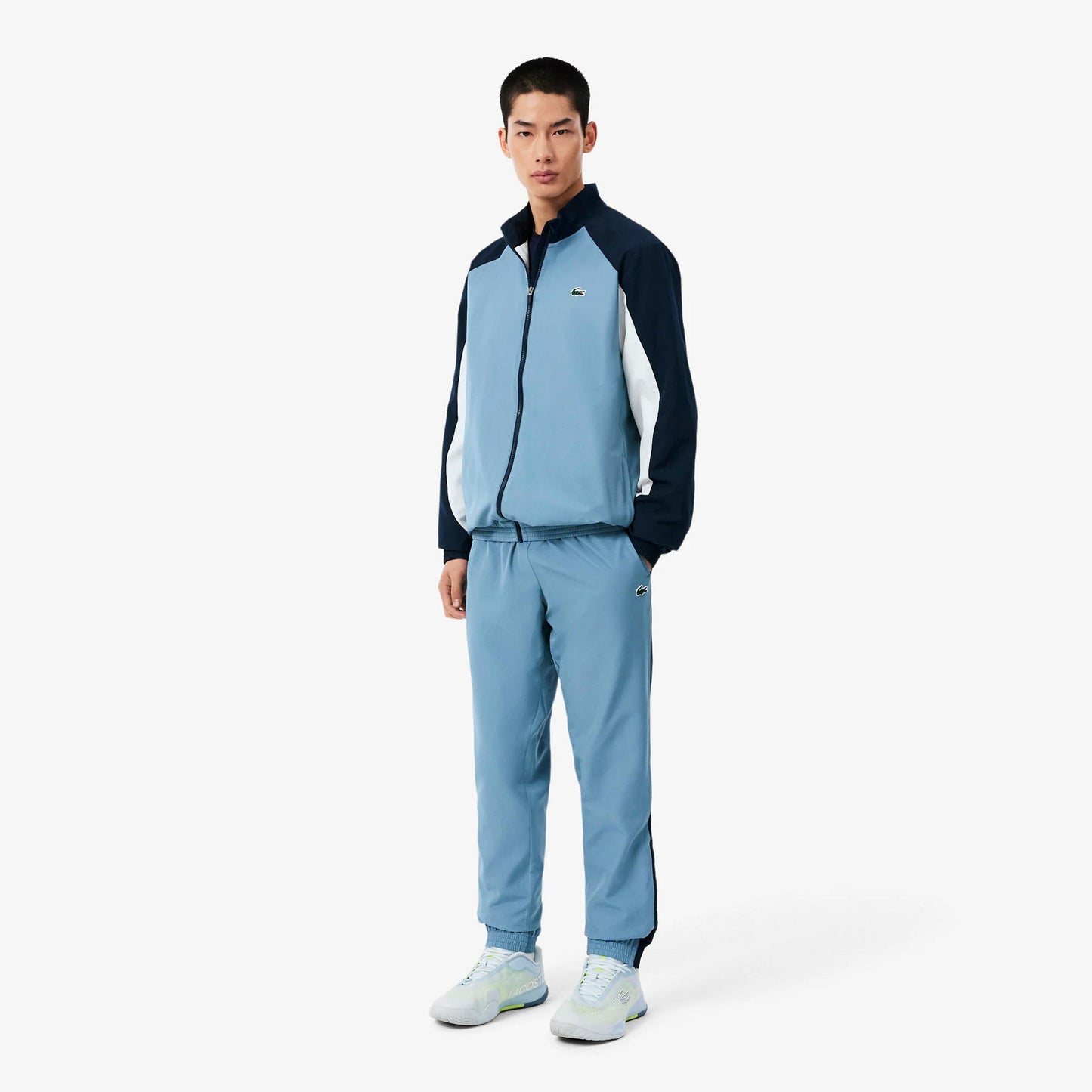 Lacoste Tuta da allenamento Uomini - blu, bianco