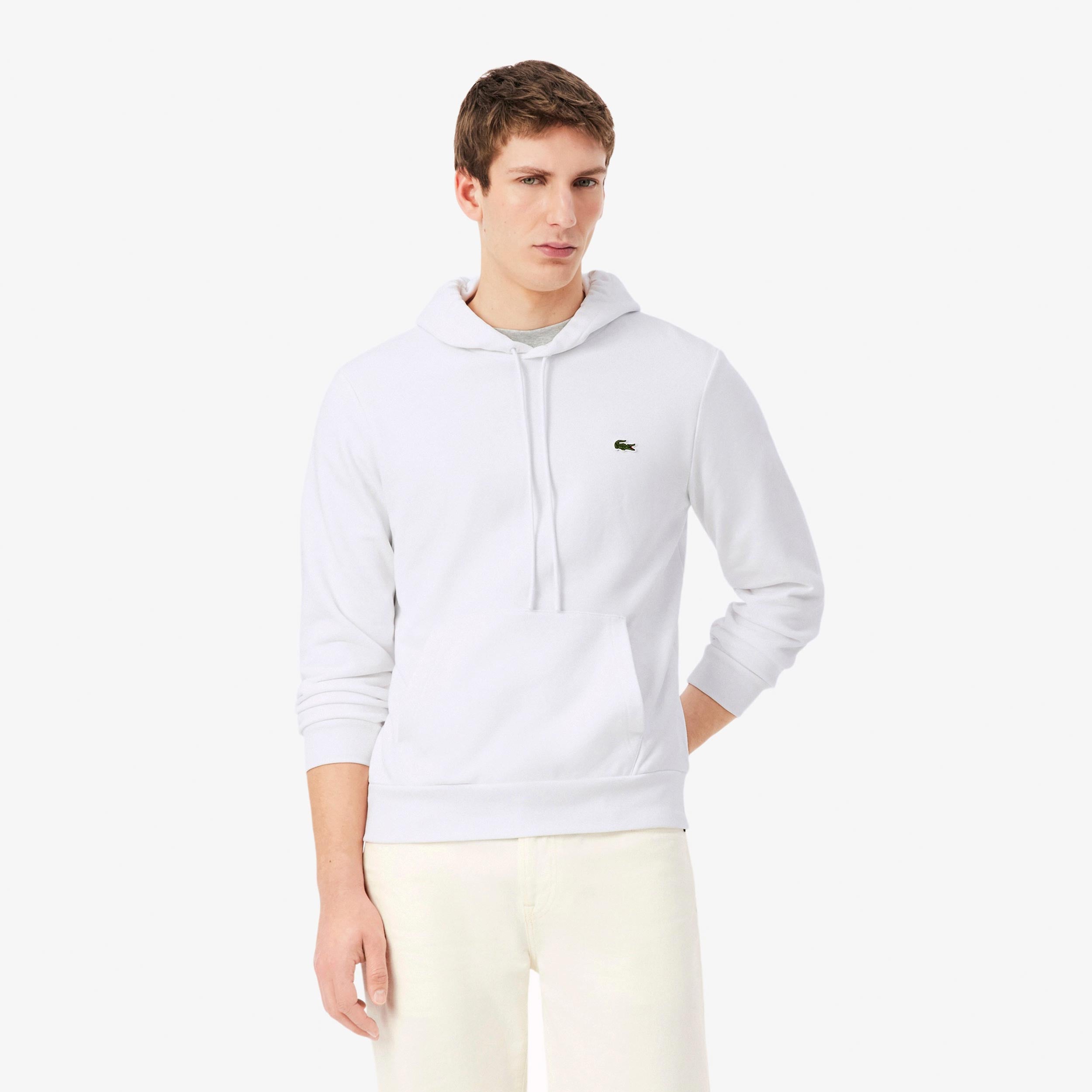 Lacoste Hoody Herren - weiß