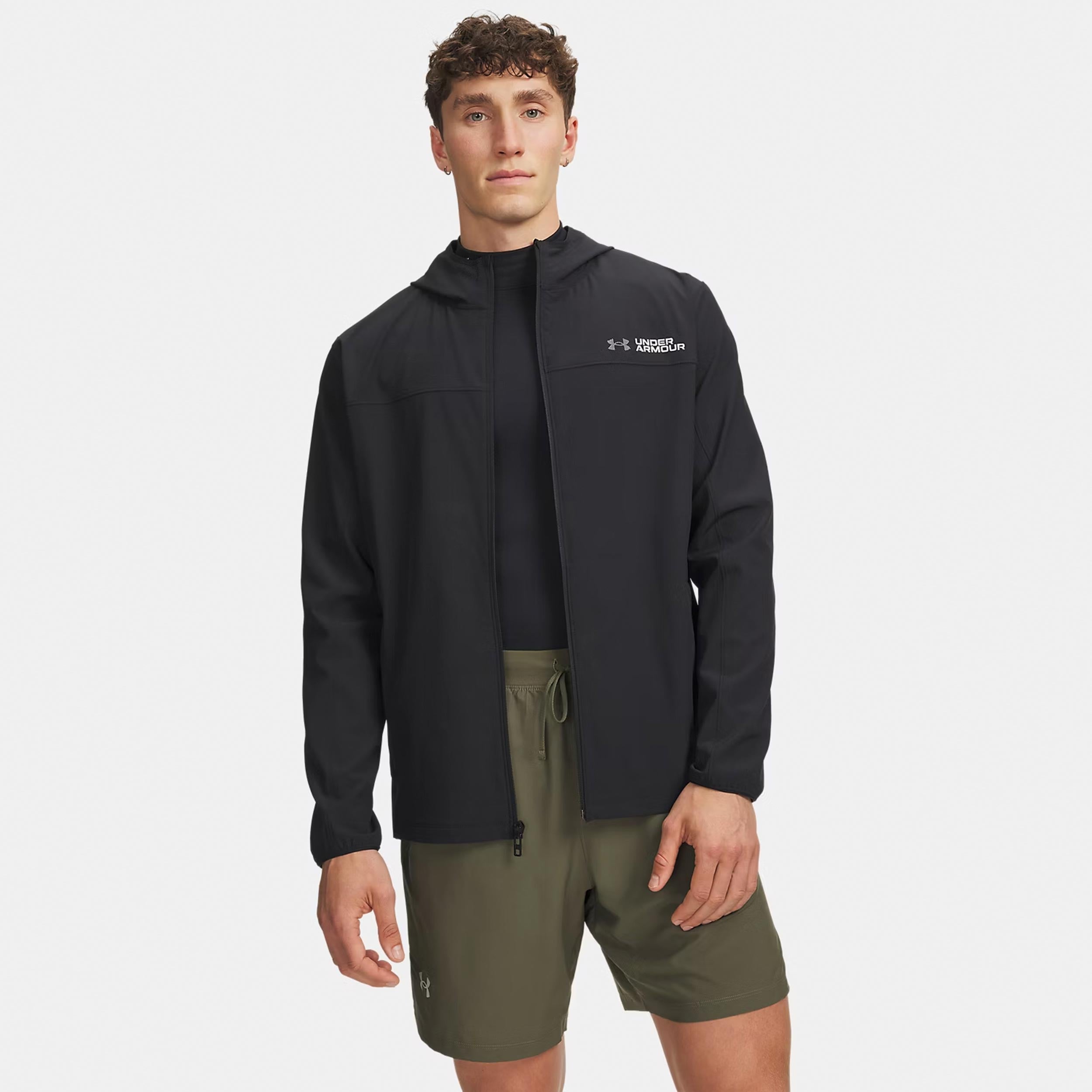 Under Armour Velociti Storm  Laufjacke Herren - schwarz