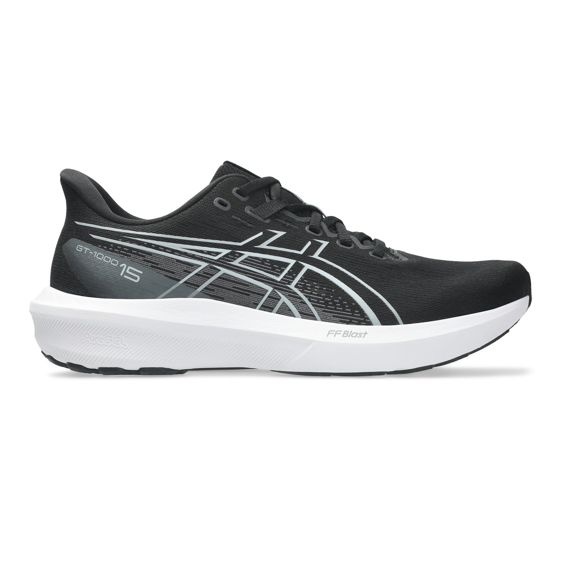 ASICS GT-1000 15 Scarpa stabile Uomini - nero, nero