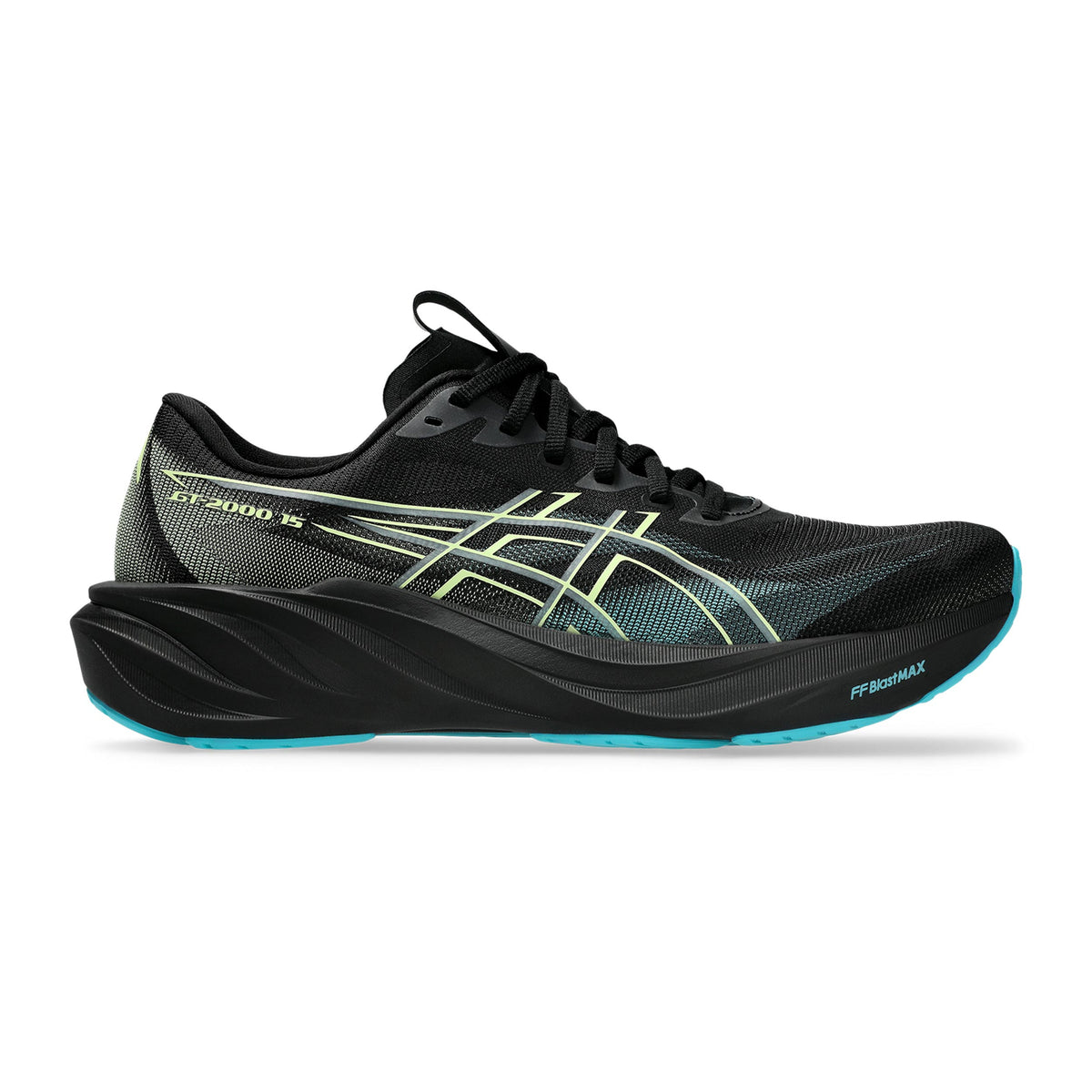 ASICS GT-2000 15 Scarpa stabile Uomini - nero, giallo