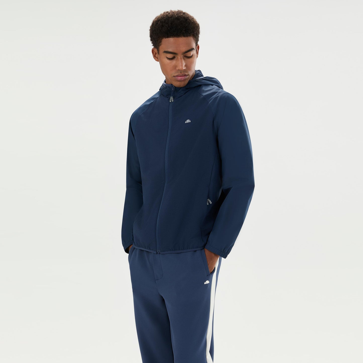 Ellesse Taddeo Fleece Giacca da allenamento Uomini - blu scuro