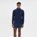 Edmond 1/4 Zip Longsleeve Herren - dunkelblau