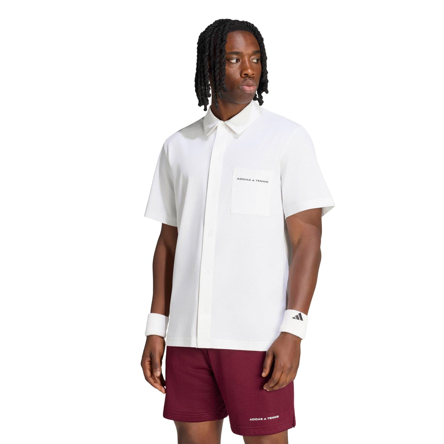 adidas Polo Hommes - blanc