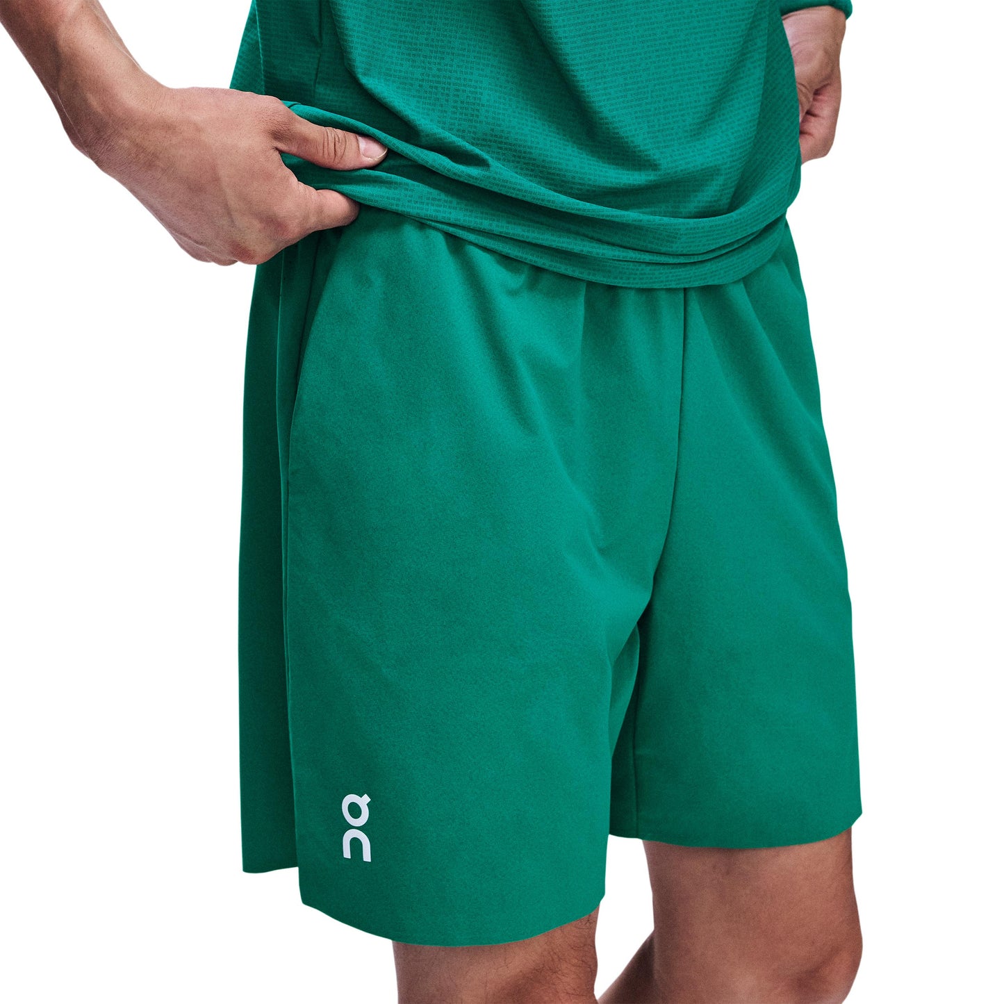 On 7Inch Court Shorts Hommes - vert