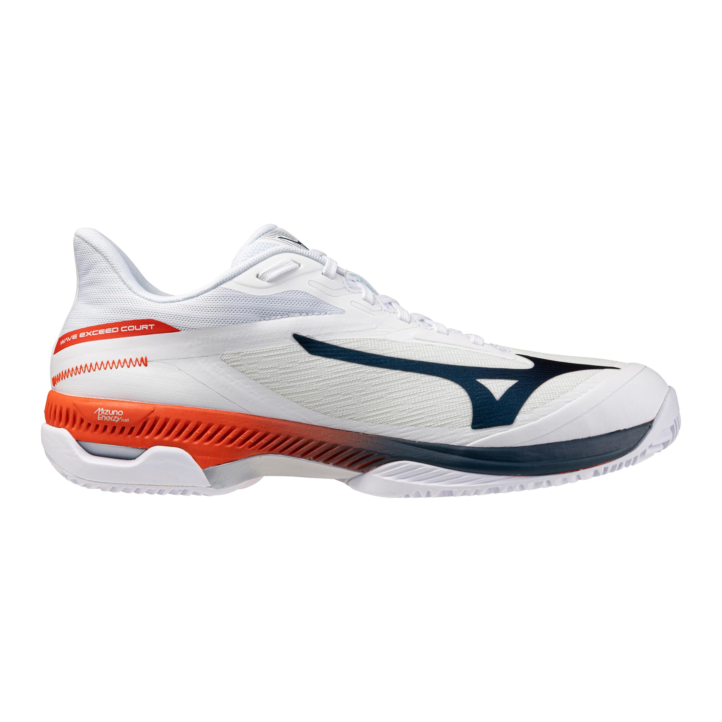 Mizuno Wave Exceed Court Scarpa per terra rossa Uomini - bianco, blu