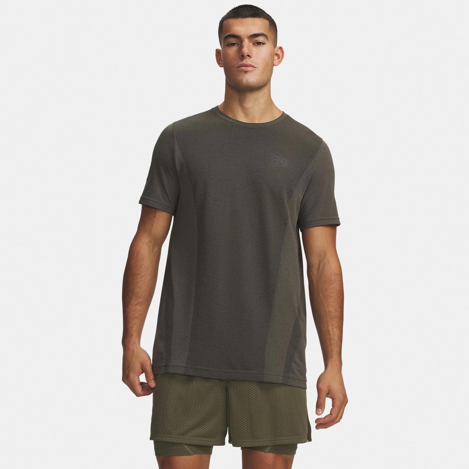 Under Armour Vanish Seamless Maglietta Uomini - verde, nero