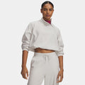 Performance Fleece 1/4 Zip Sweatshirt Damen - weiß, weiß