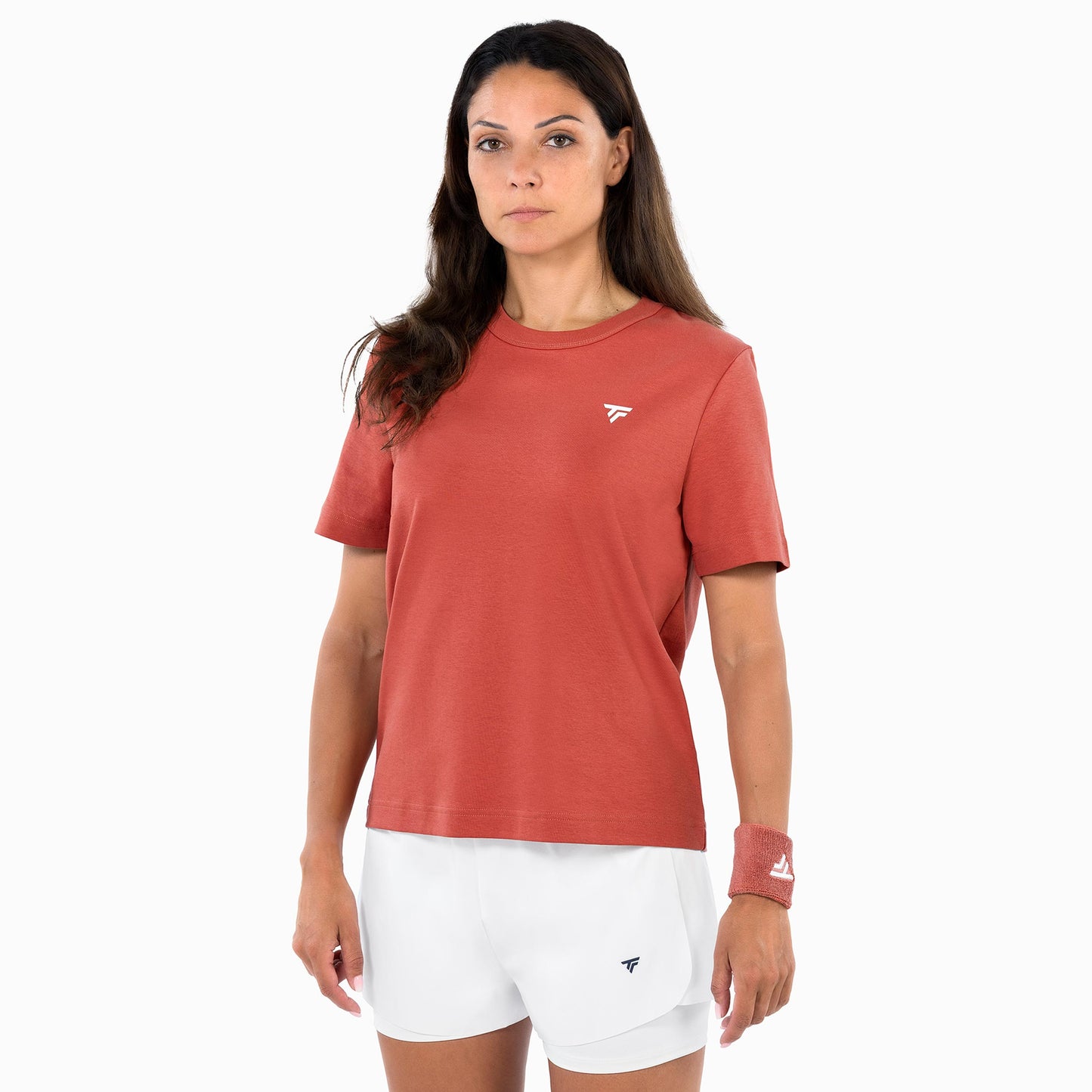 Tecnifibre Graphic Maglietta Donna - rosso aranciato