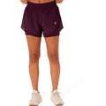 Nagino  Short de running - rouge vin