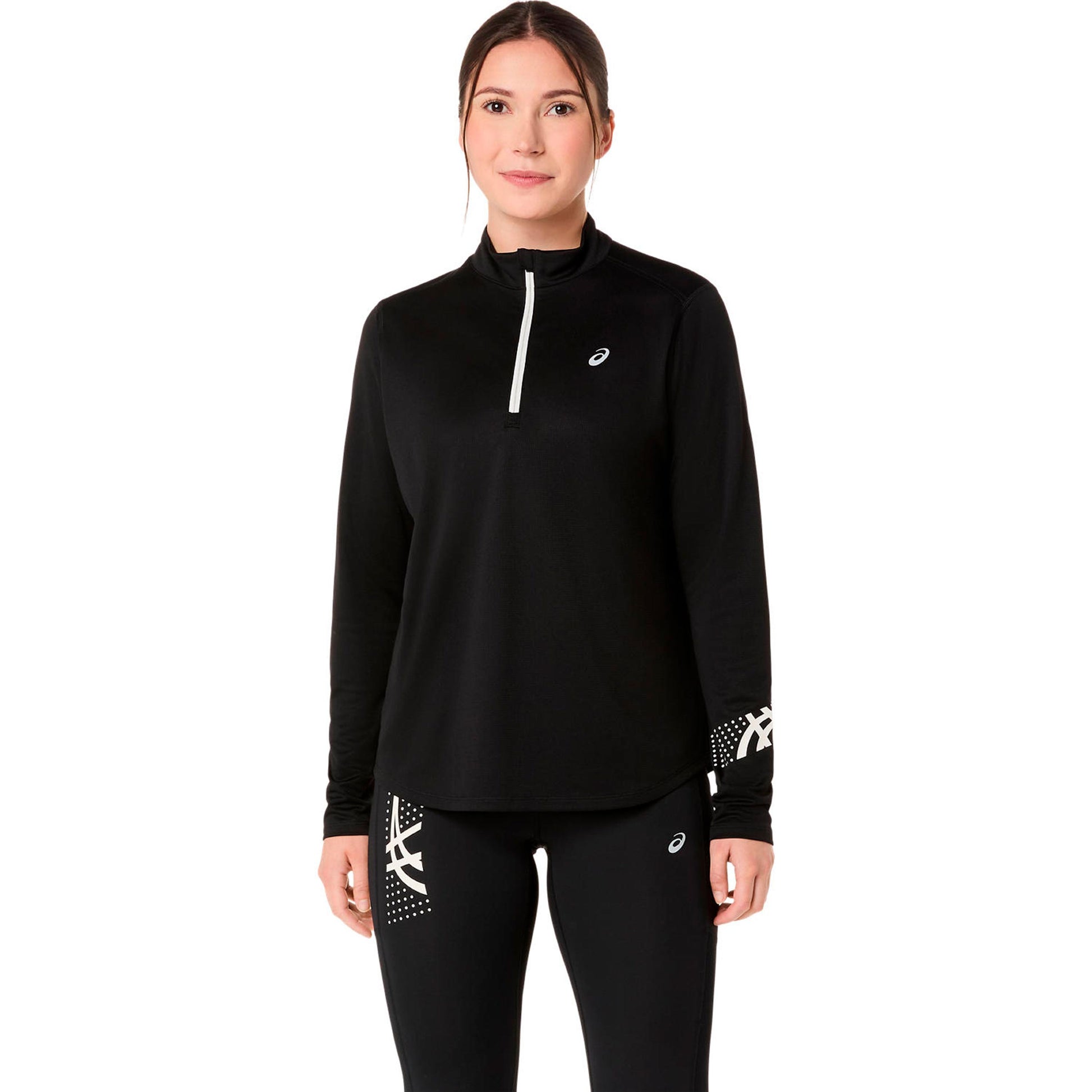 ASICS Icon 1/2 Zip  Camicia da corsa - nero