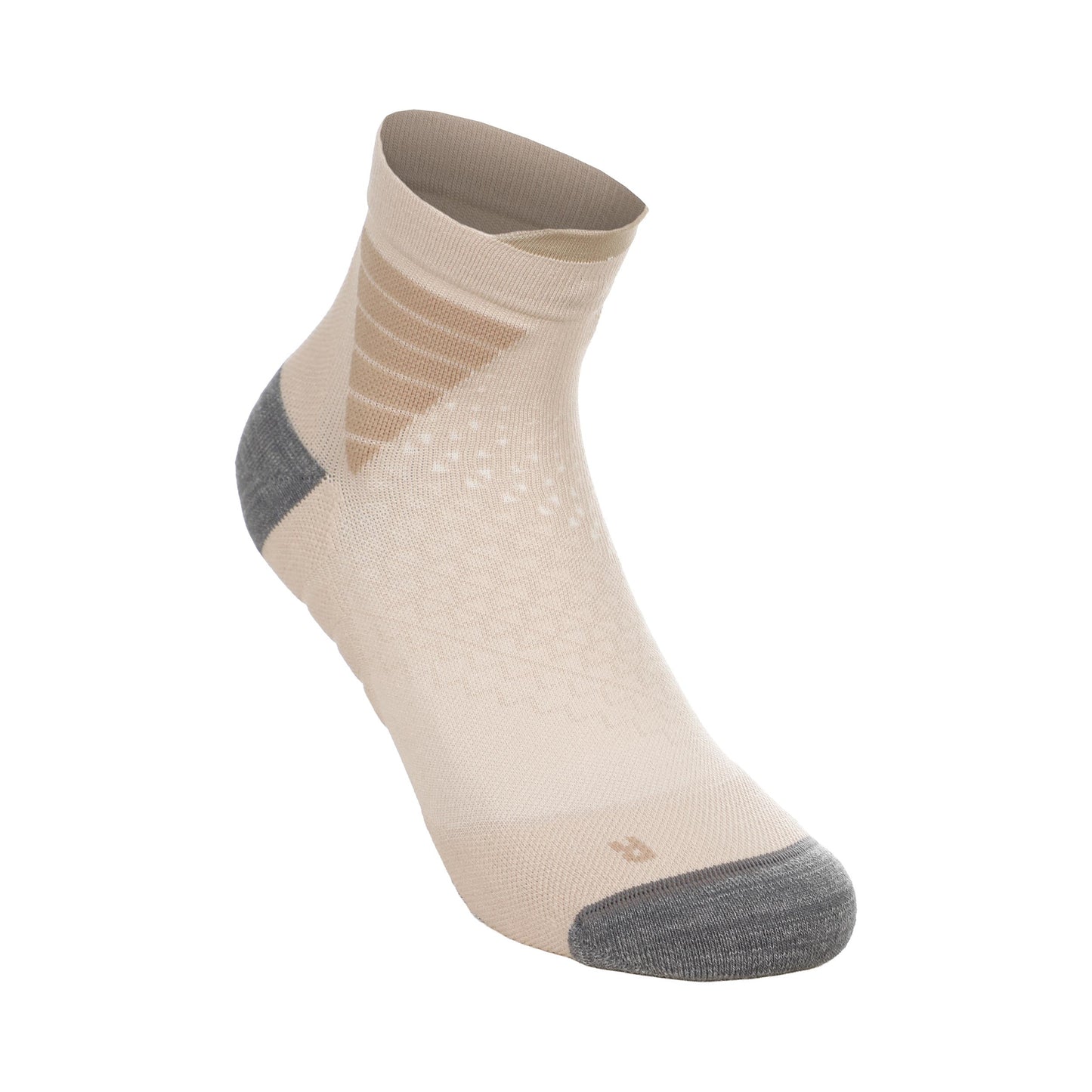 ASICS Elite Fujitrail Quarter  Laufsocken - beige