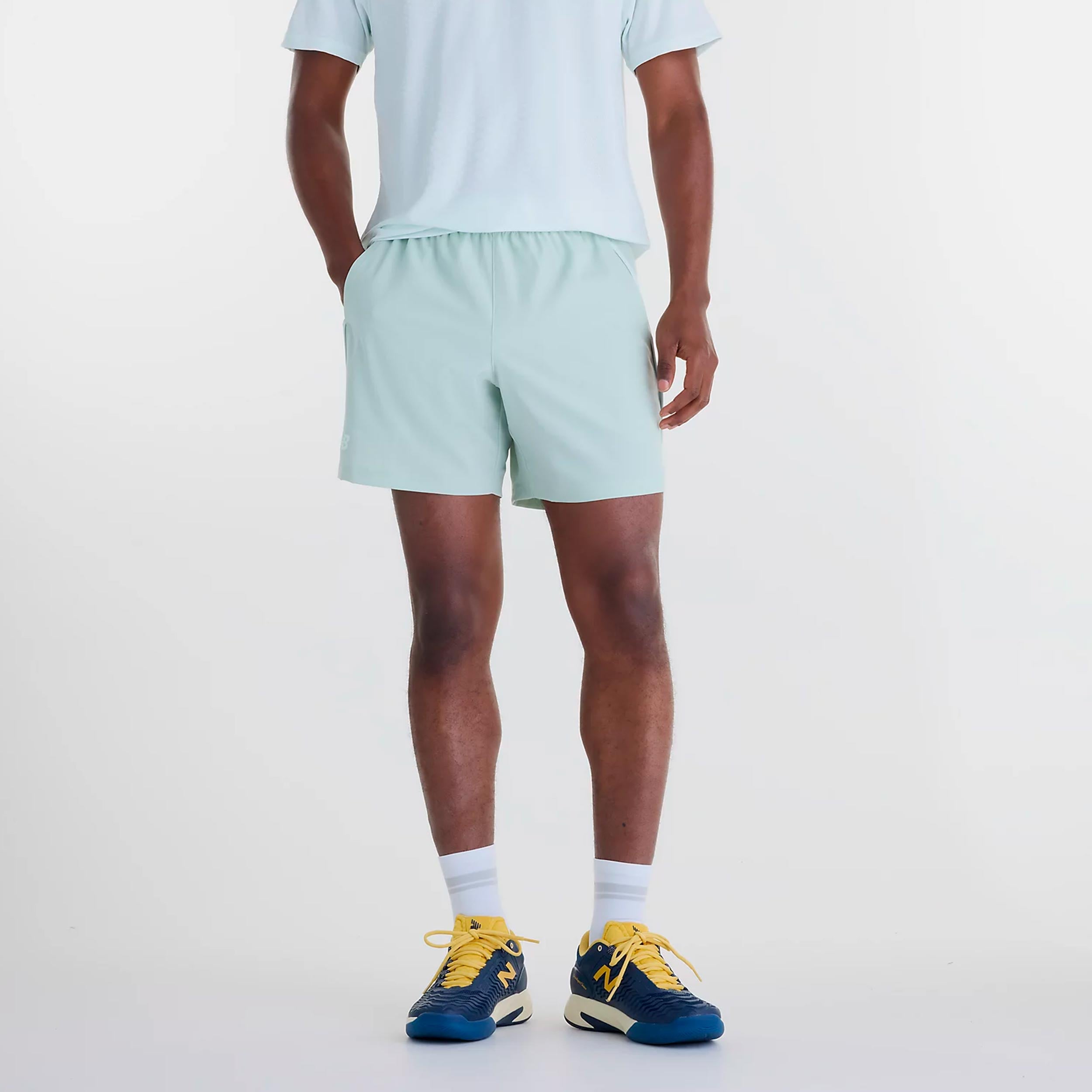 New Balance Tournament Shorts Hommes - menthe