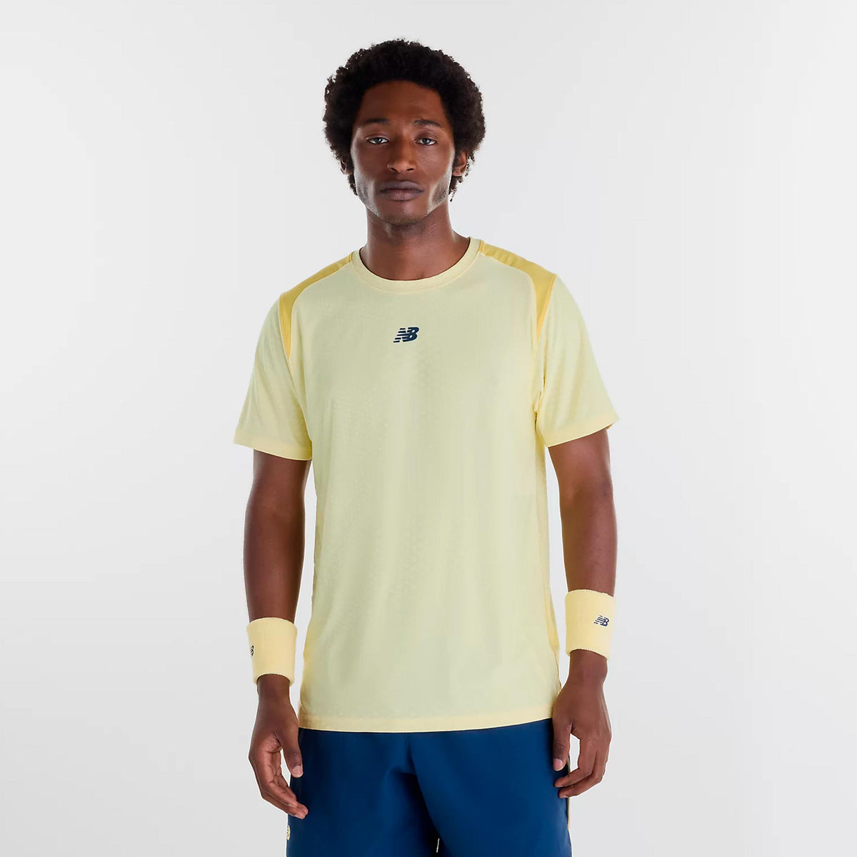 New Balance Tournament Maglietta Uomini - giallo