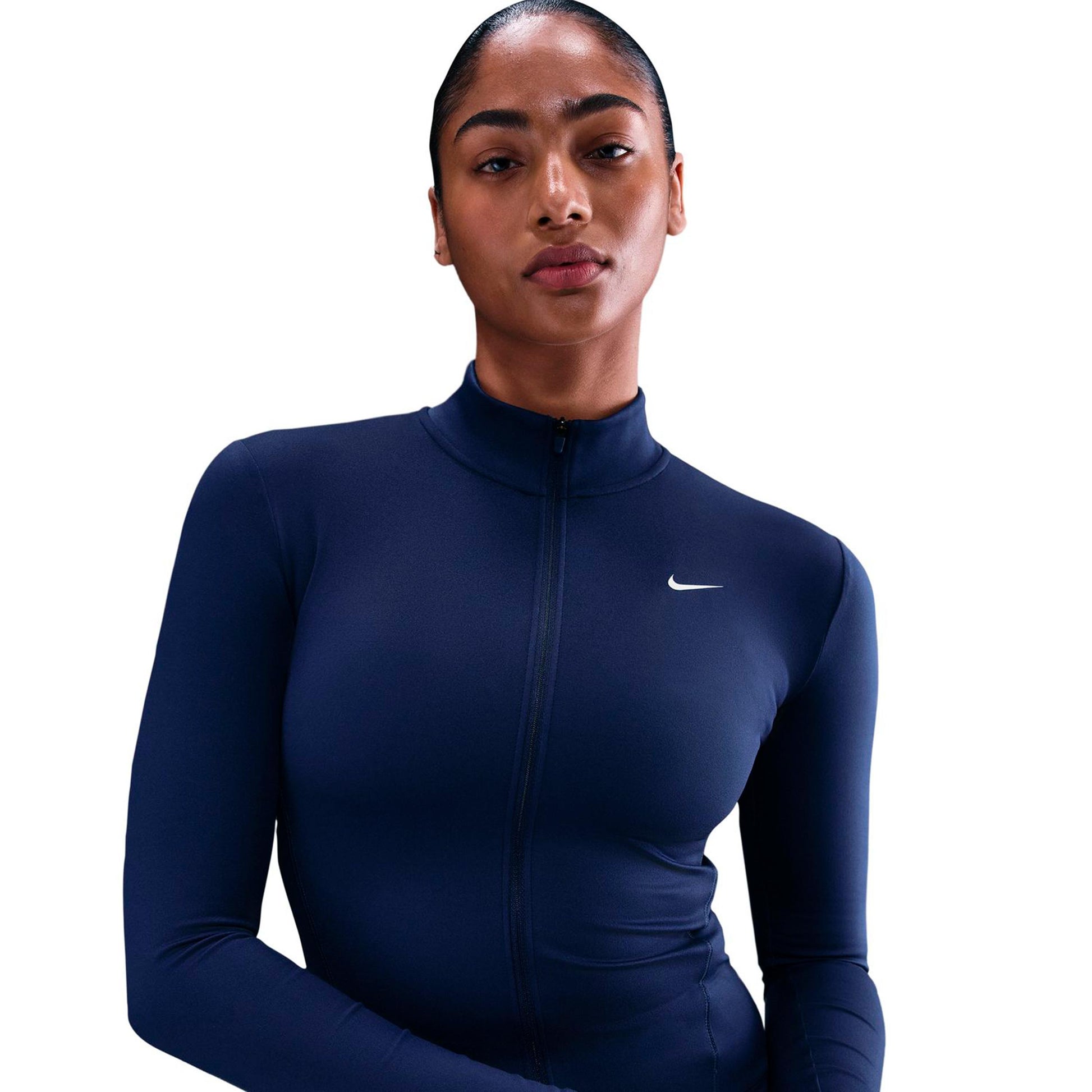 Nike One Fitted Trainingsjacke Damen - dunkelblau