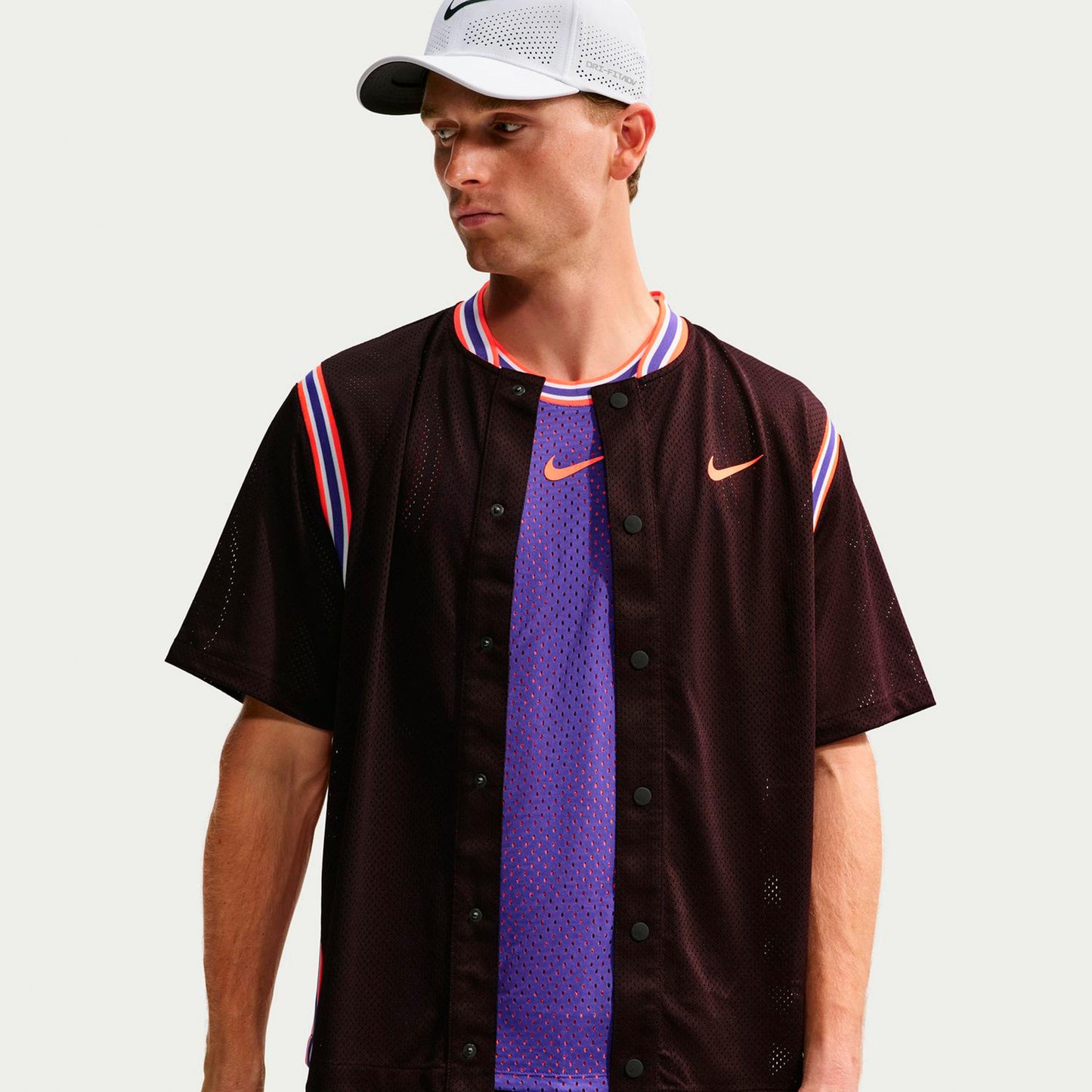 Nike Carlos Alcaraz Court Slam Polo Uomini - rosso scuro, rosso