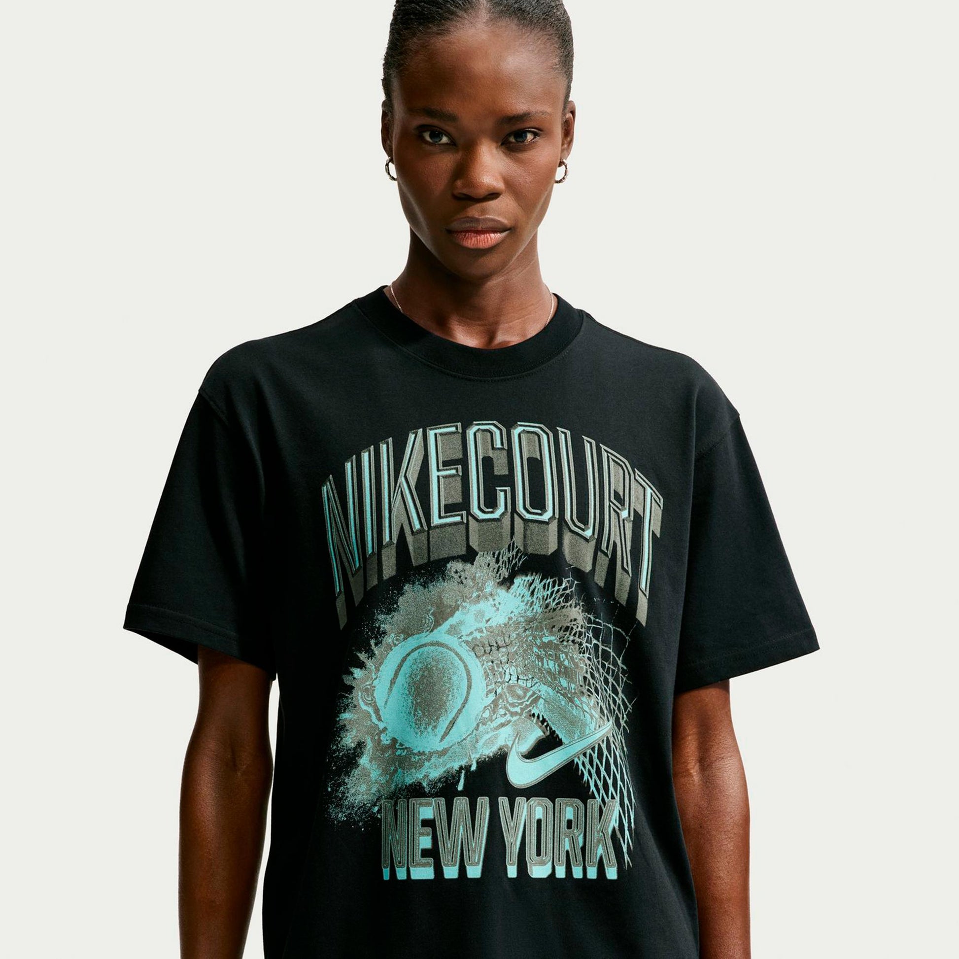Nike Court Slam Maglietta Donna - nero