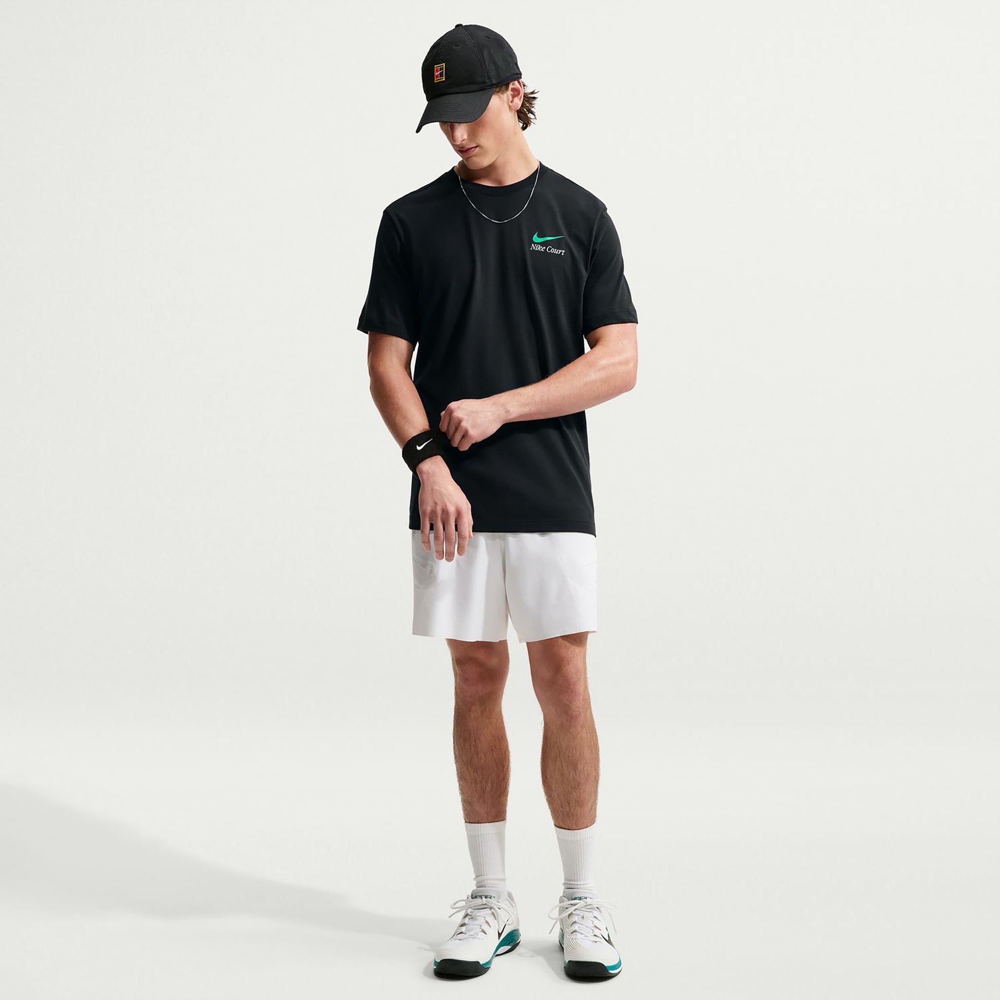 Nike Court Dri-Fit Maglietta Uomini - nero