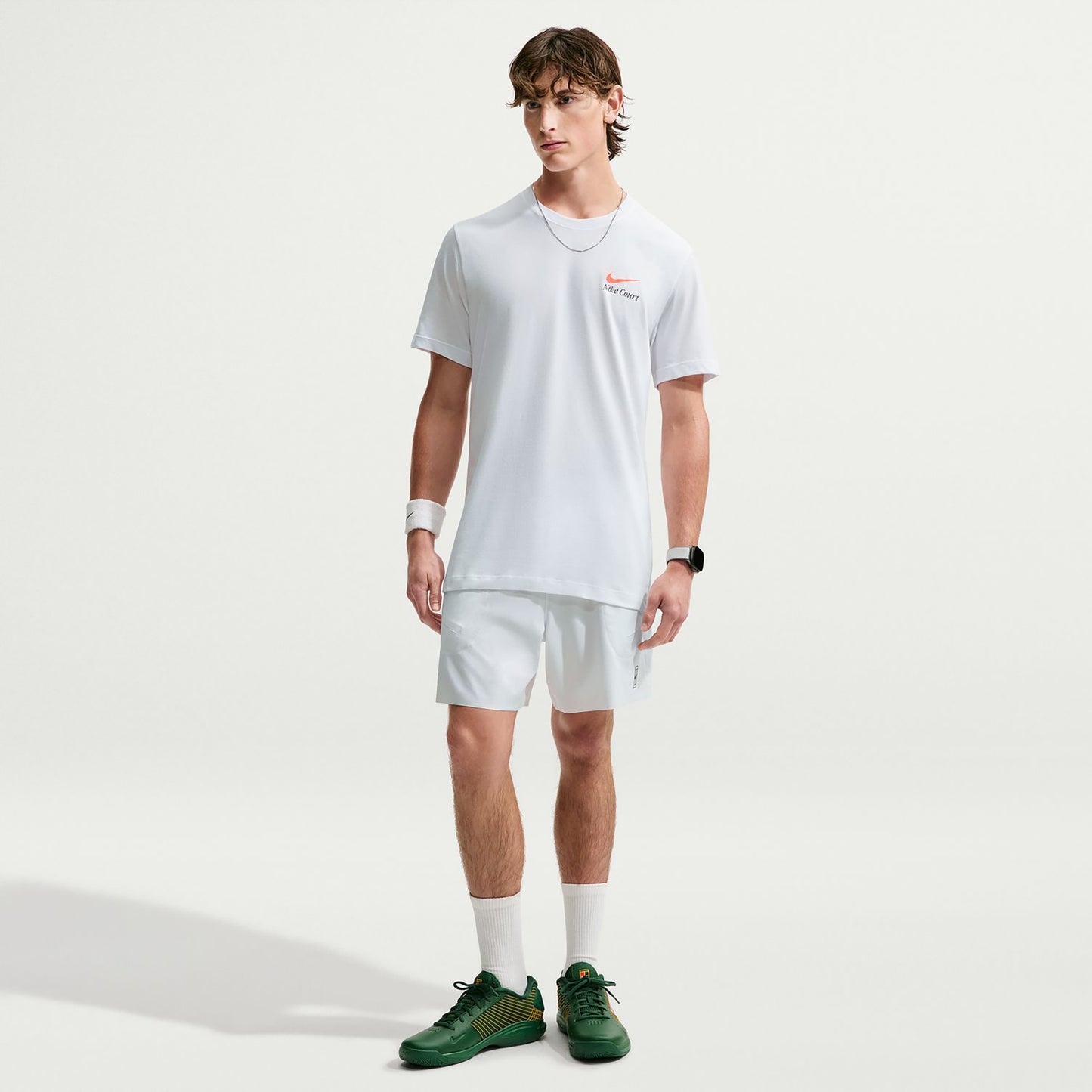 Nike Court Dri-Fit Maglietta Uomini - bianco