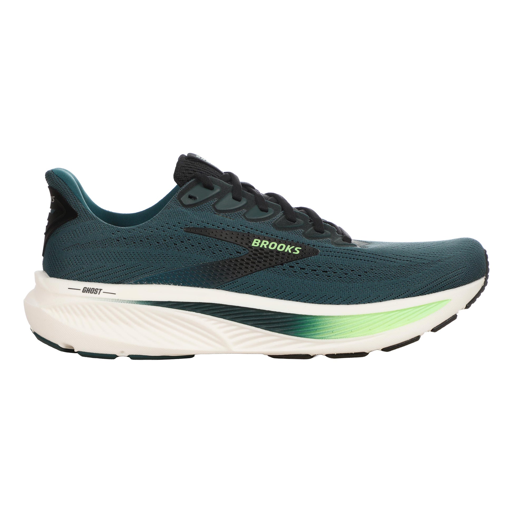 Brooks Ghost 17 Scarpe neutrali Uomini - verde scuro, nero