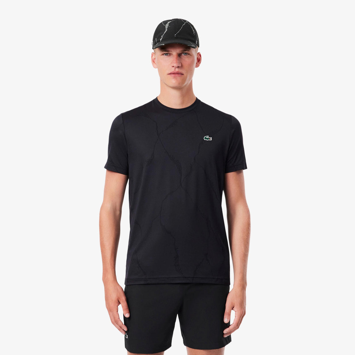 Lacoste T-shirt Hommes - noir