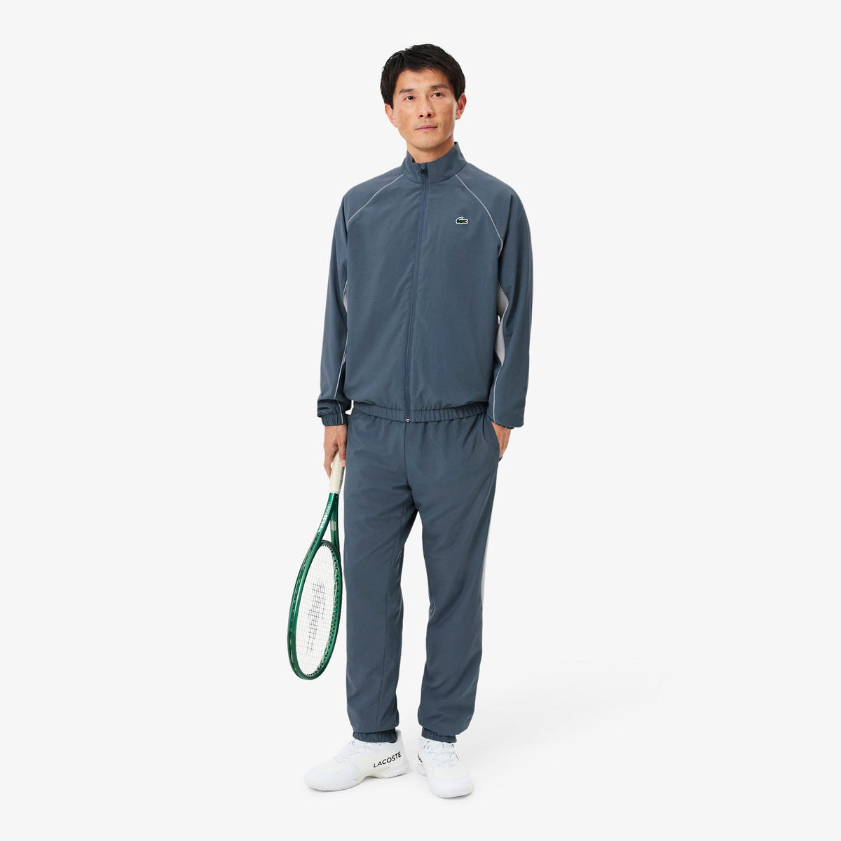 Lacoste Tuta da allenamento Uomini - grigio-blu, grigio
