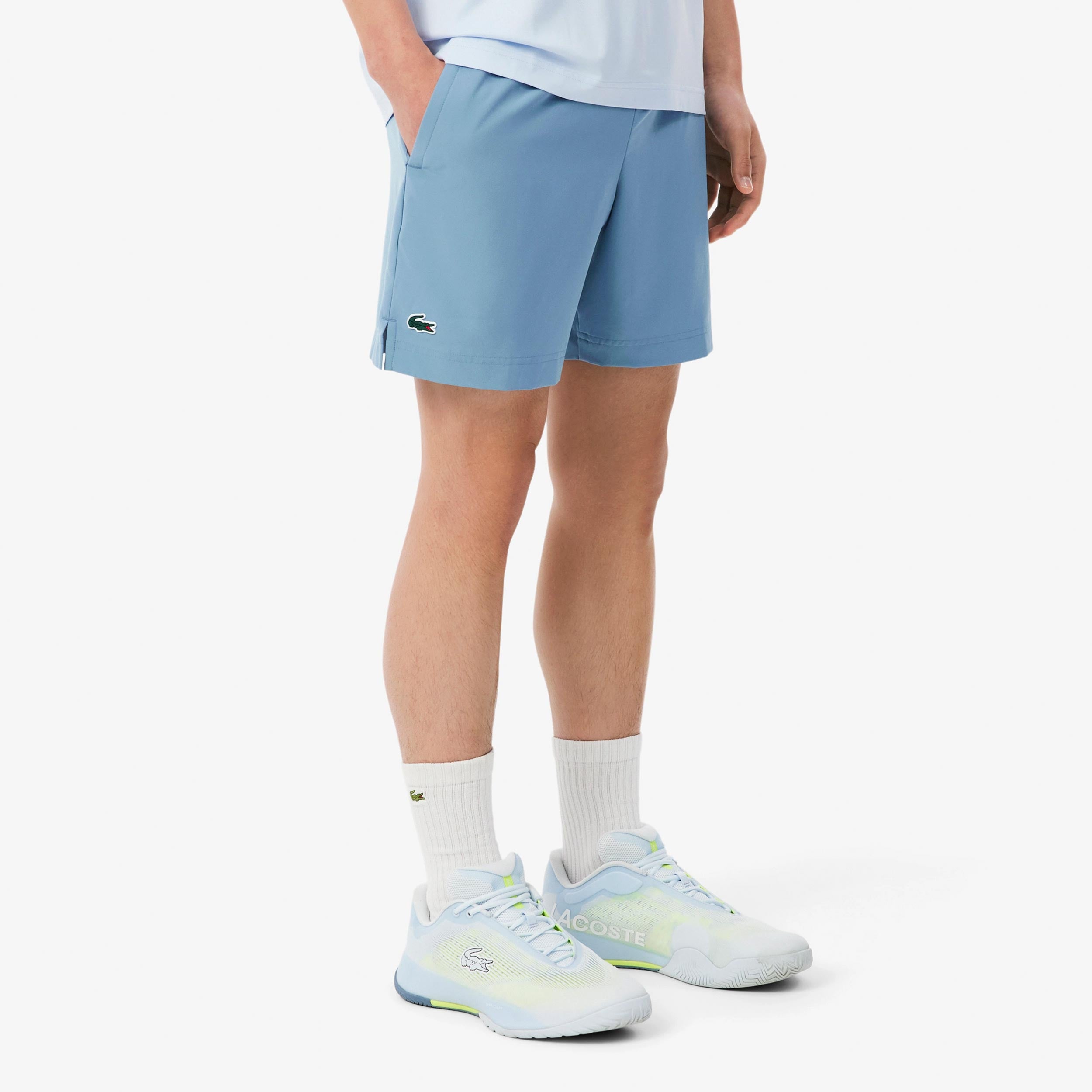 Lacoste Pantaloncini Uomini - grigio-blu