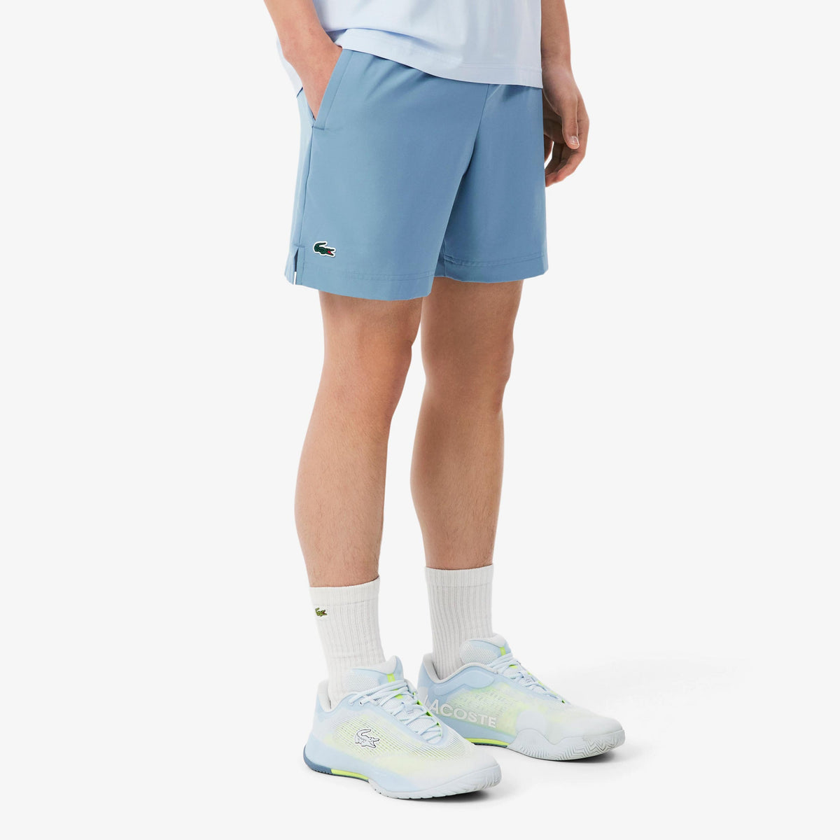 Lacoste Pantaloncini Uomini - grigio-blu
