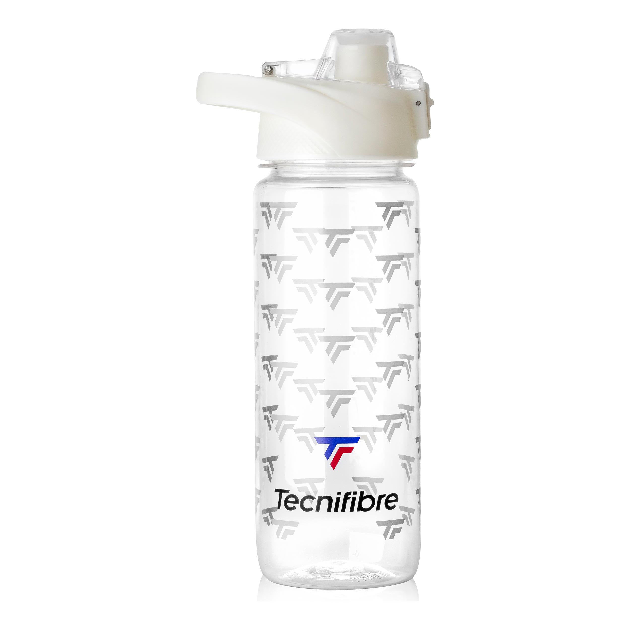 Tecnifibre 750ml Trinkflasche - transparent, weiß