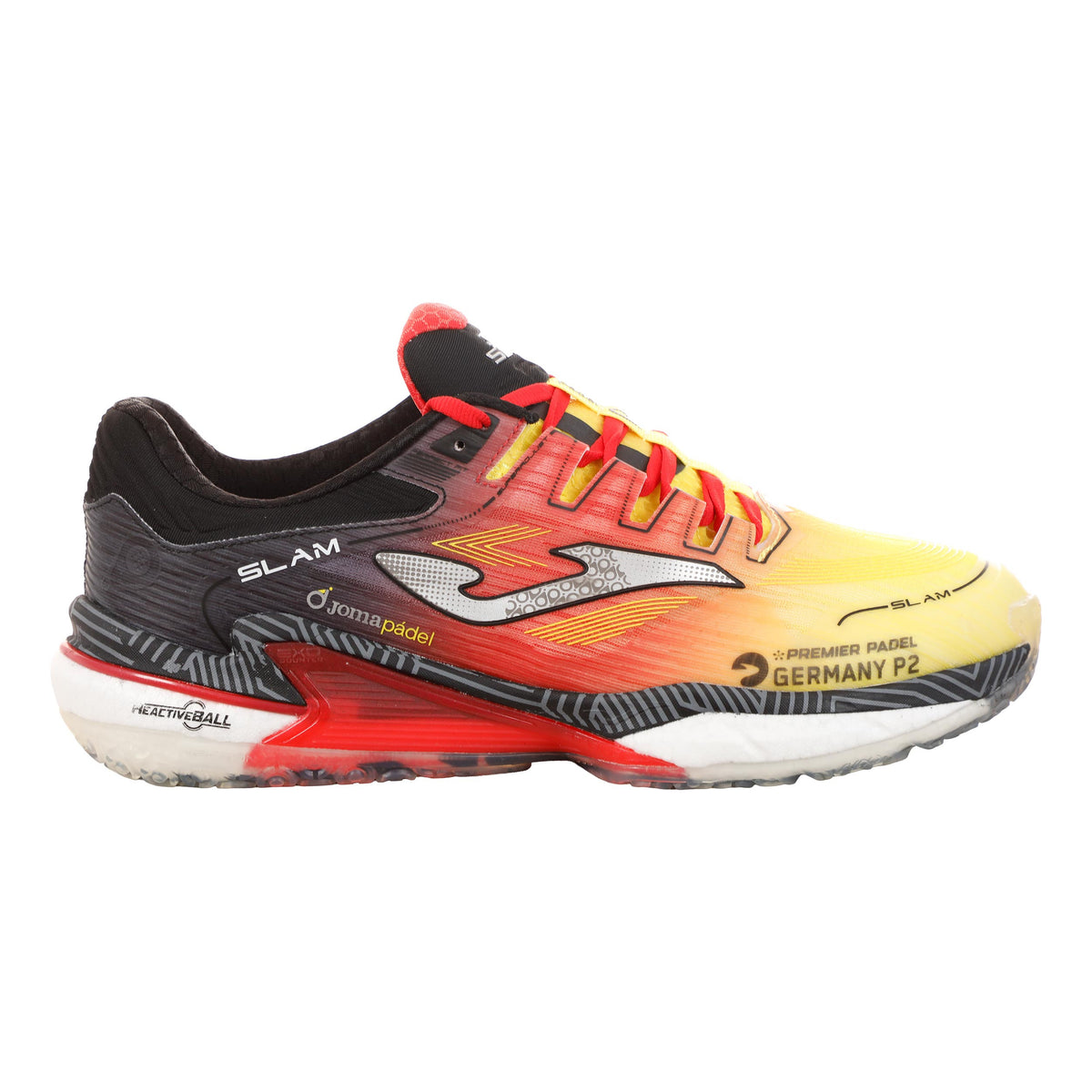 Joma Slam Tournament Scarpa da padel Uomini - nero, rosso