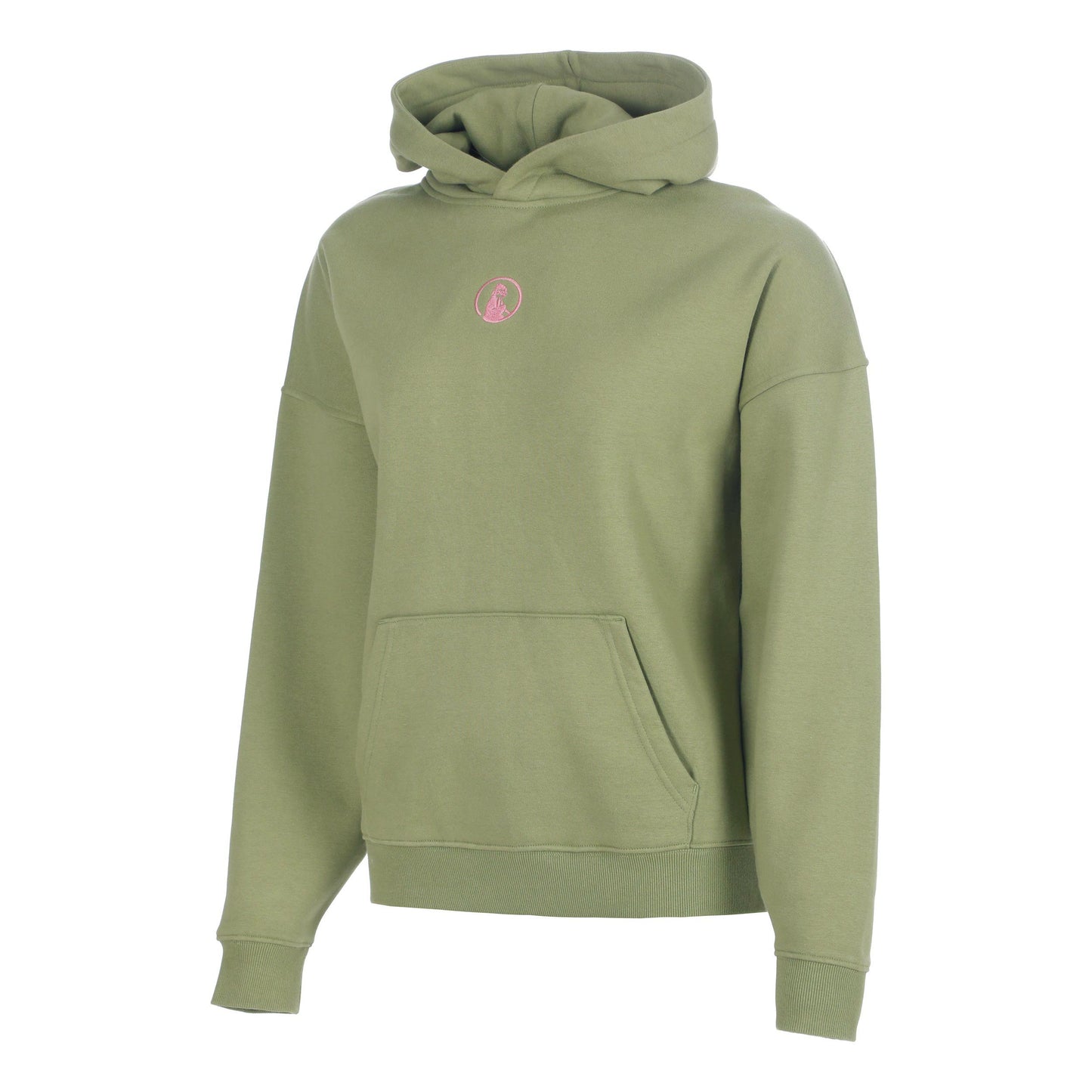 Quiet Please Club House Oversize Hoody Damen - khaki