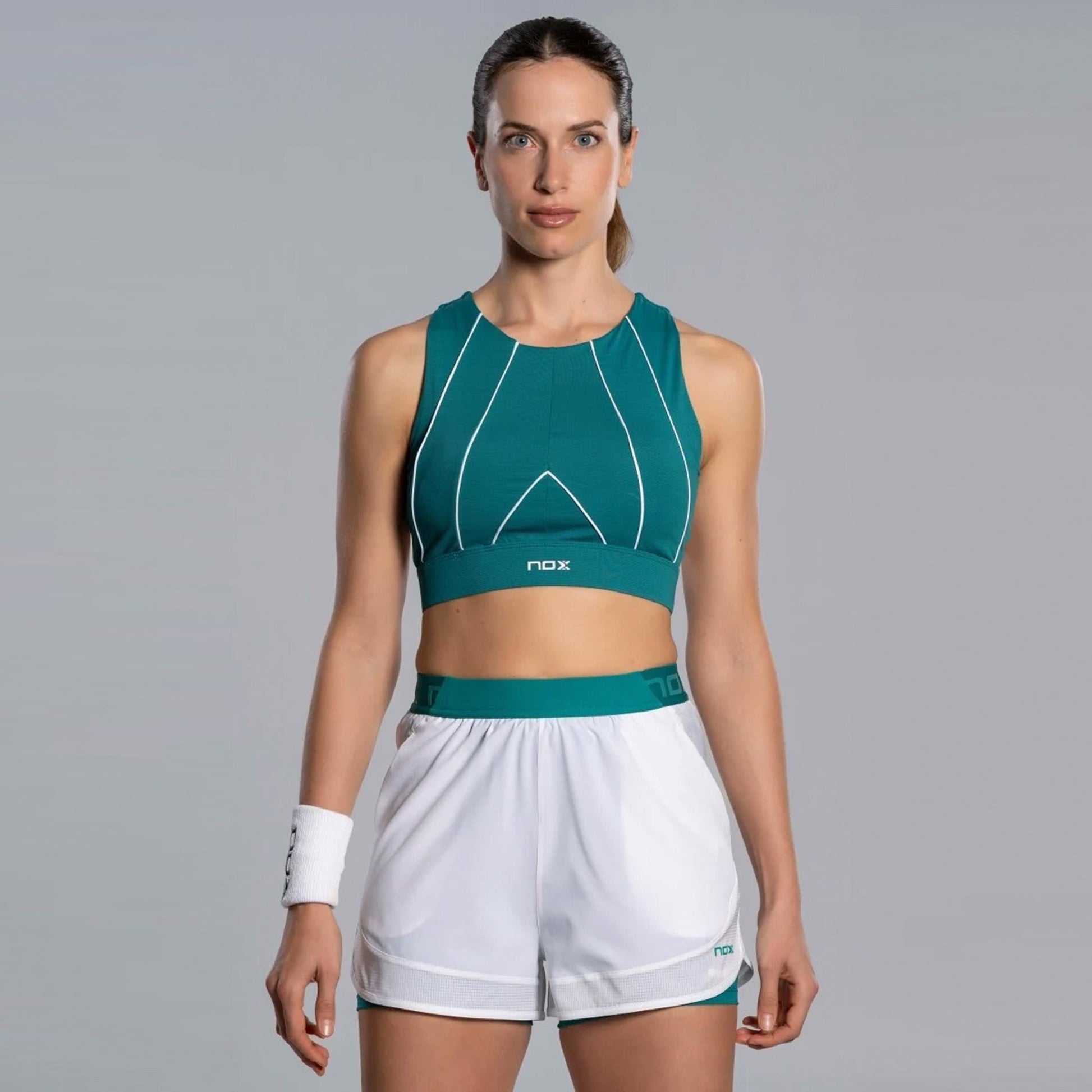 NOX Pro Canottiera Donna - blu-verde