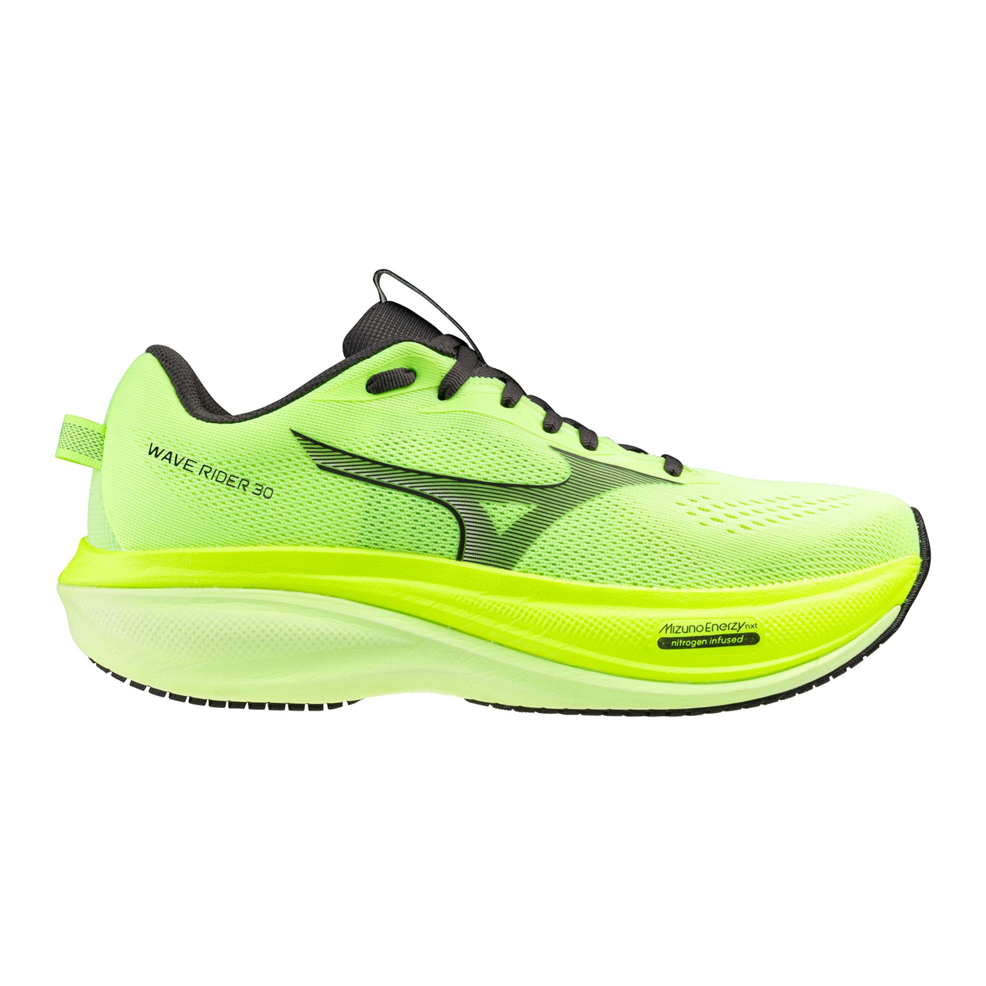 Mizuno Wave Rider 30  Scarpe neutrali Uomini - giallo neon, nero