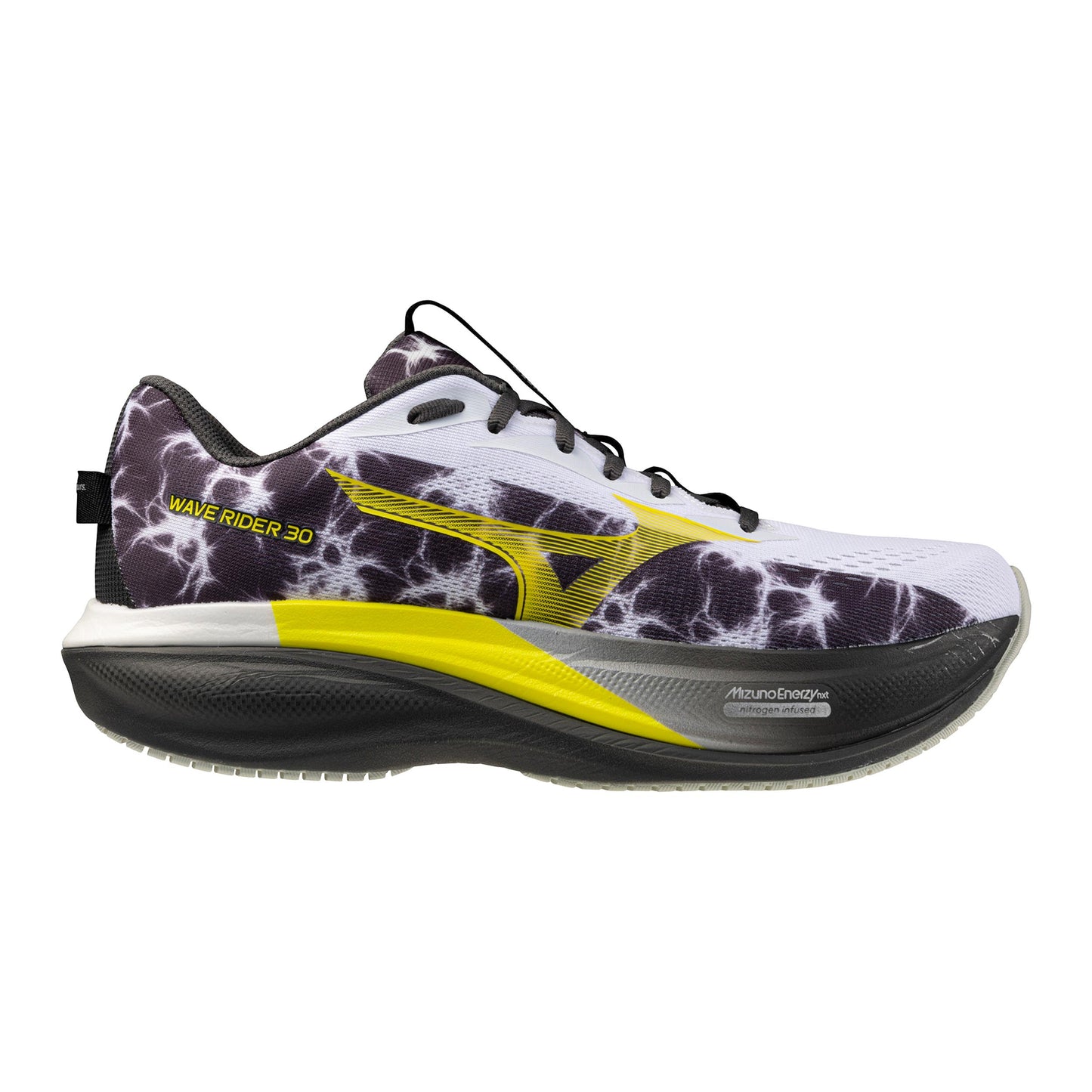 Mizuno Wave Rider 30 Amsterdam  Neutralschuh Unisex - weiß, schwarz