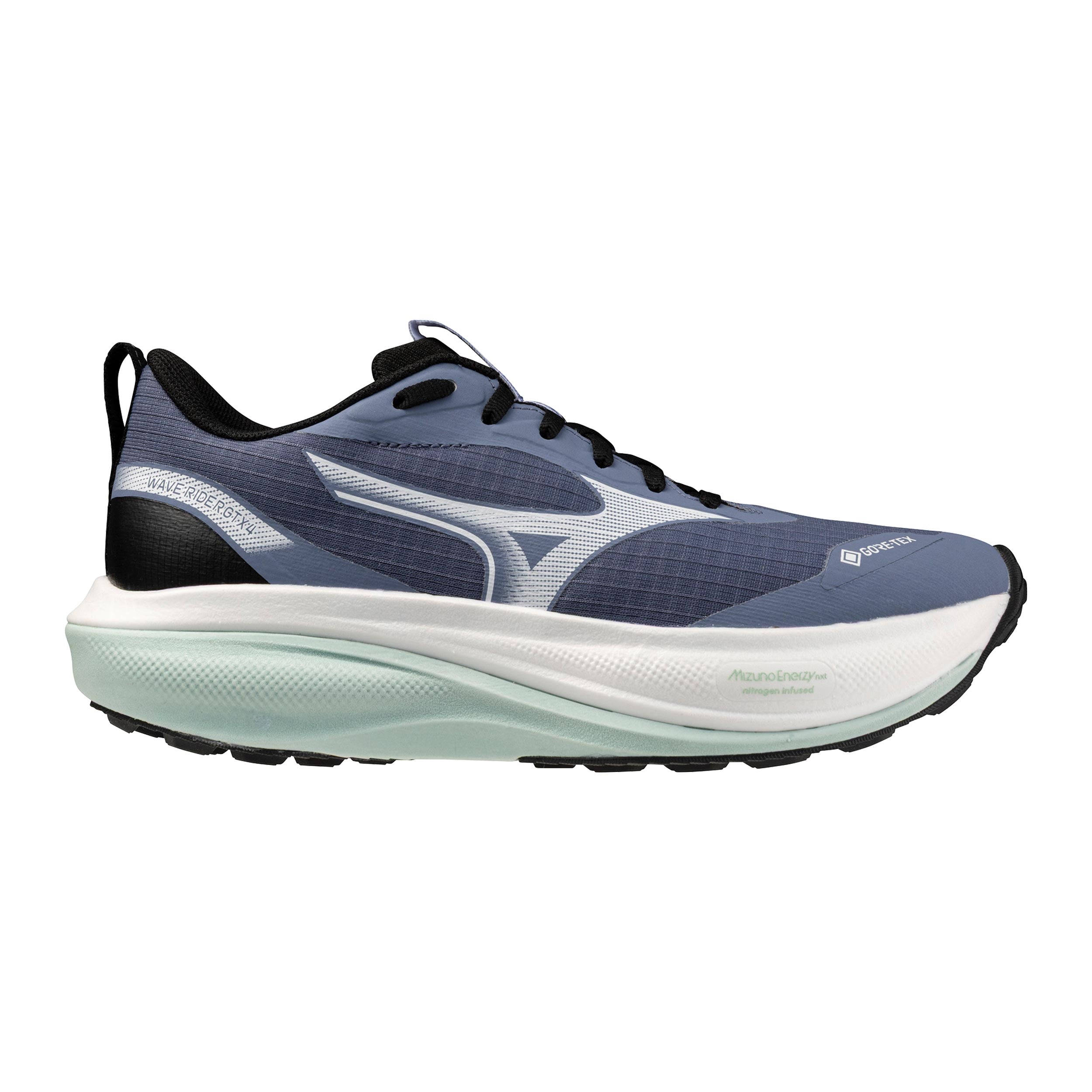 Mizuno Wave Rider GTX 4  Scarpa da trail Donna - grigio-blu, menta