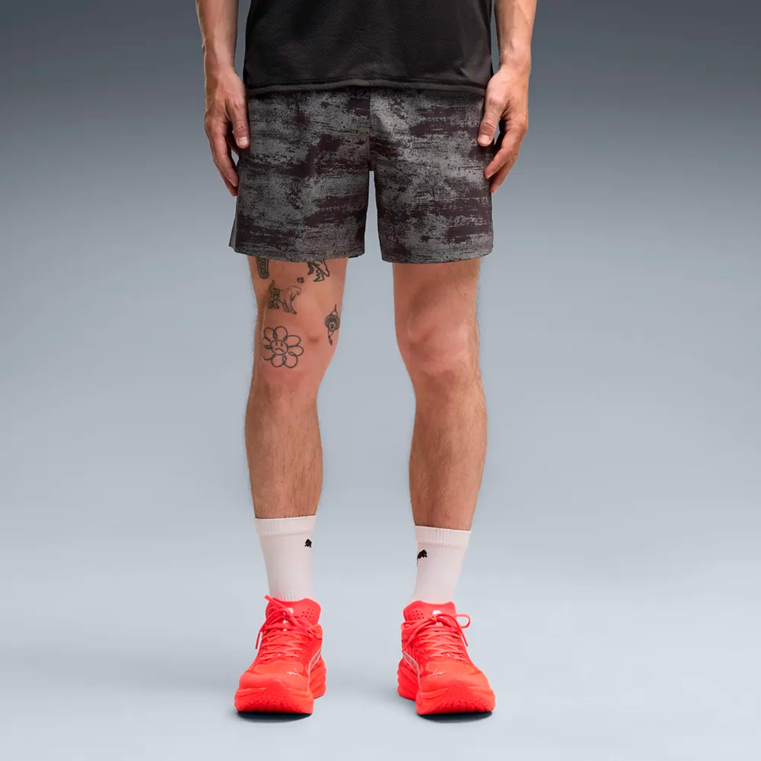 Puma Dreamrun Brightstride AOP 5in  Pantaloncini da corsa Uomini - nero
