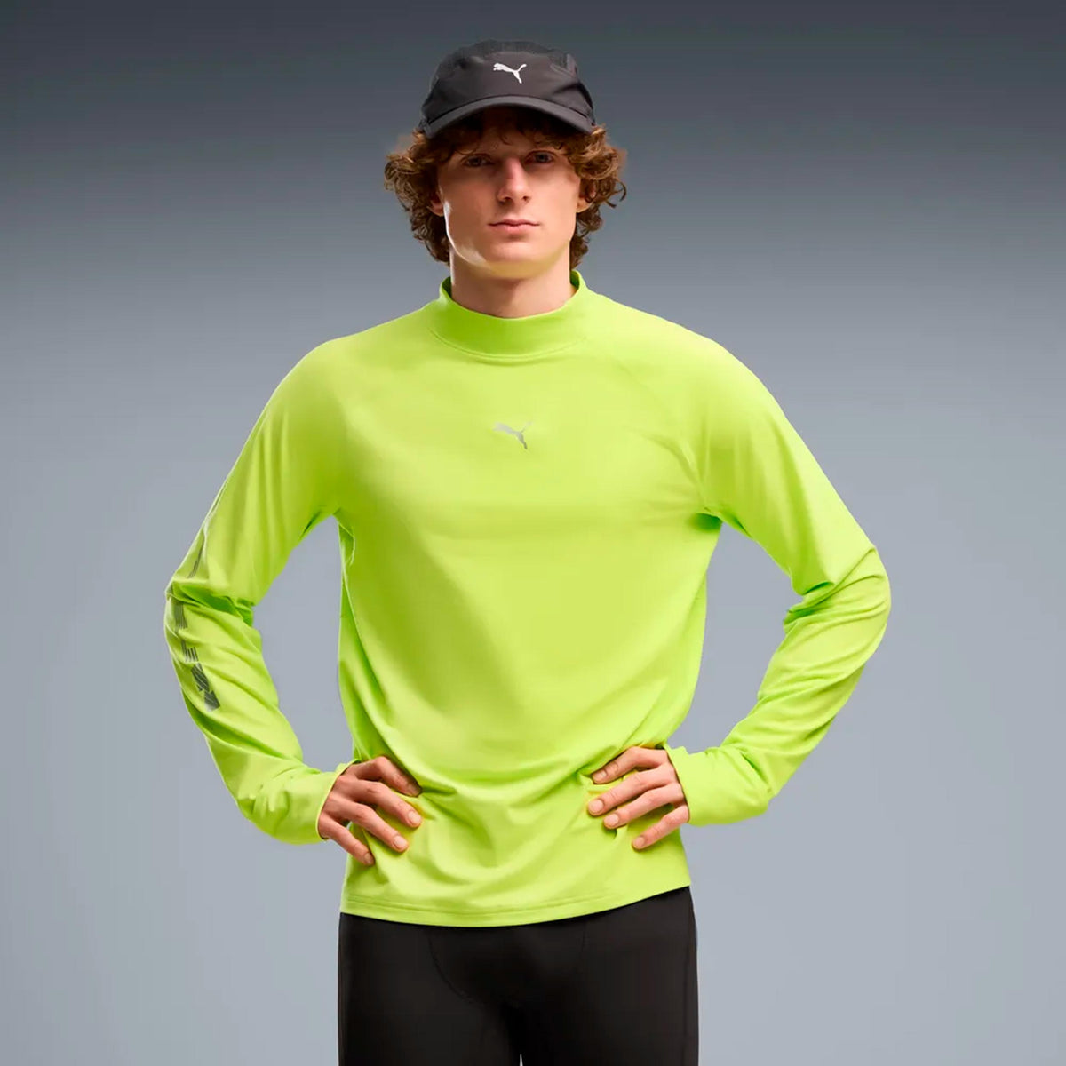 Puma Brightstride Cloudspun  Maillot de course Hommes - jaune lemon