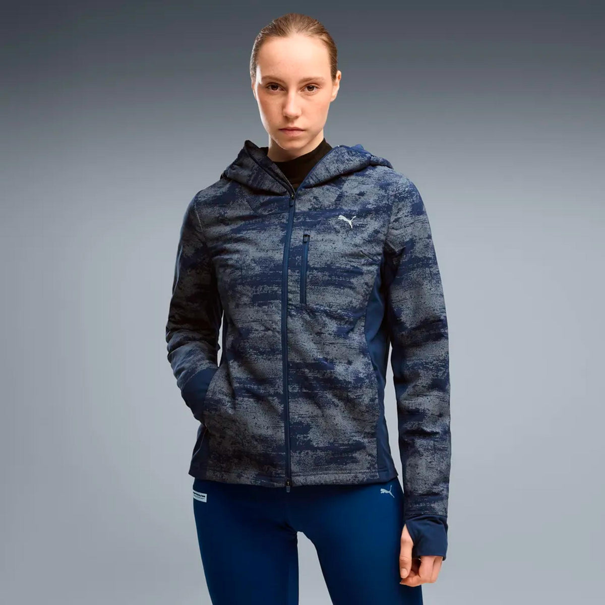 Puma Primaloft Reflective  Laufjacke Damen - blau