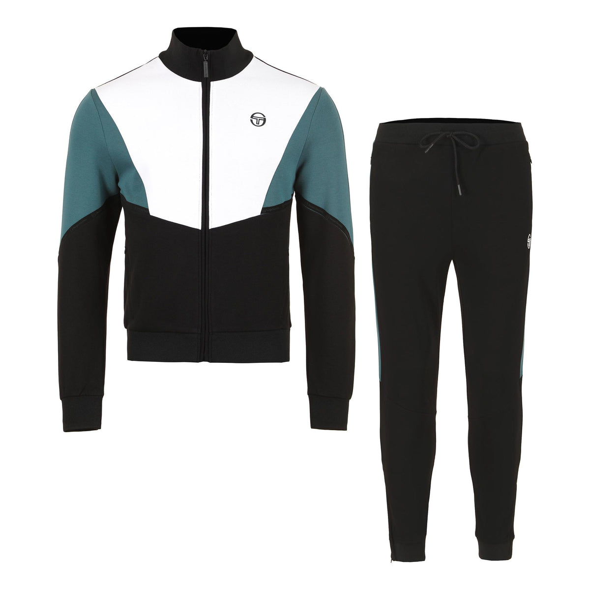 Sergio Tacchini Orizzonte Trainingsanzug Herren - schwarz, weiß