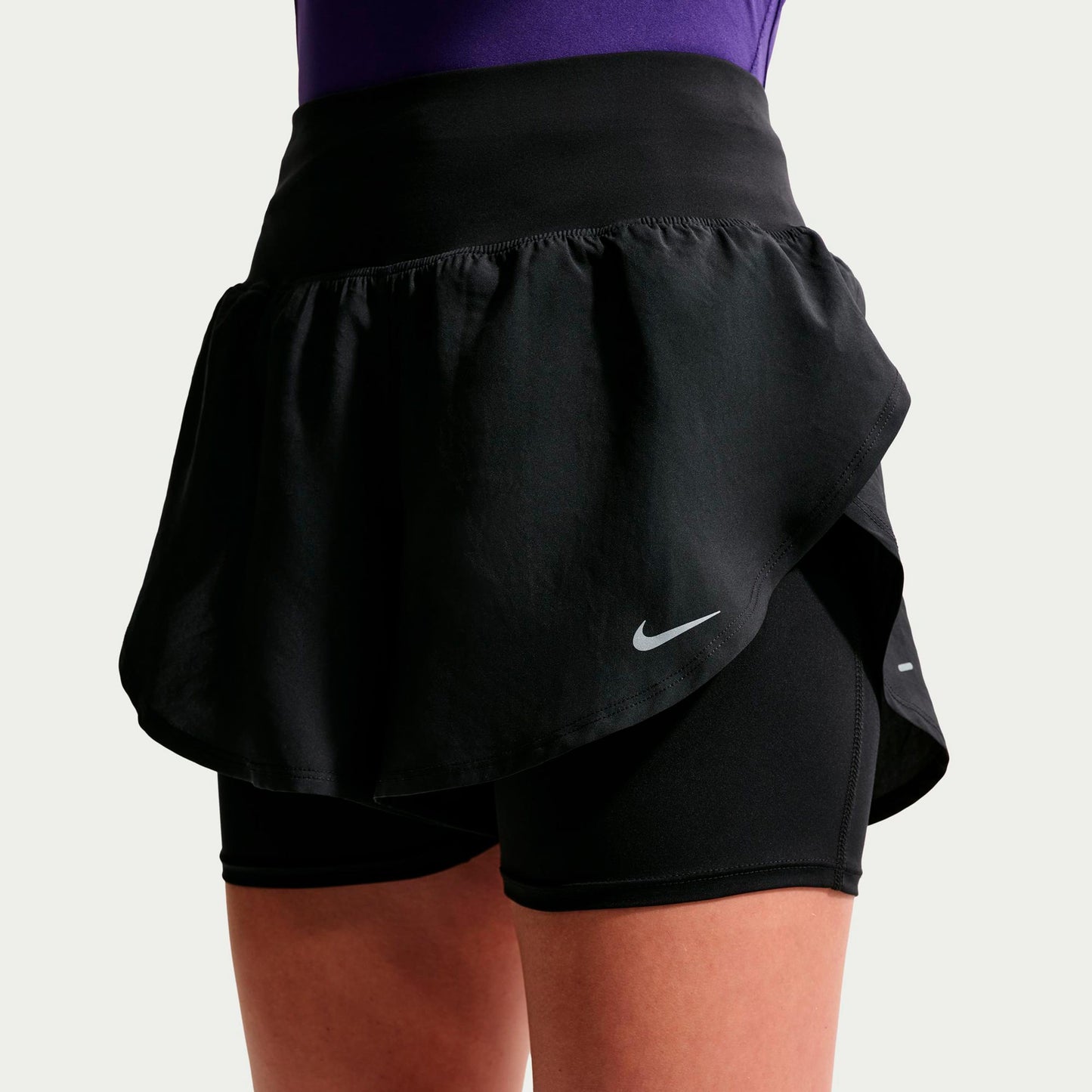 Nike Flow 2in1  Pantaloncini da corsa Donna - nero, nero